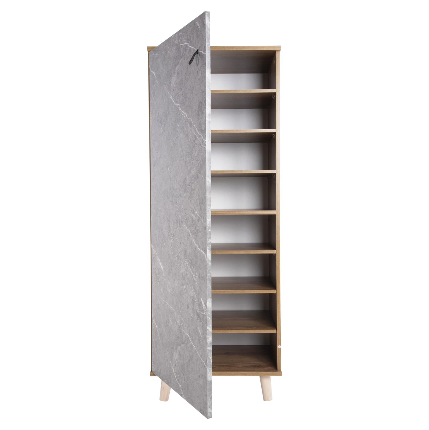ΠΑΠΟΥΤΣΟΘΗΚΗ-ΝΤΟΥΛΑΠΙ ALVARO HM8954.12 ΜΕΛΑΜΙΝΗ SONAMA-STONE TEXTURE 50Χ38Χ135Yεκ. 4