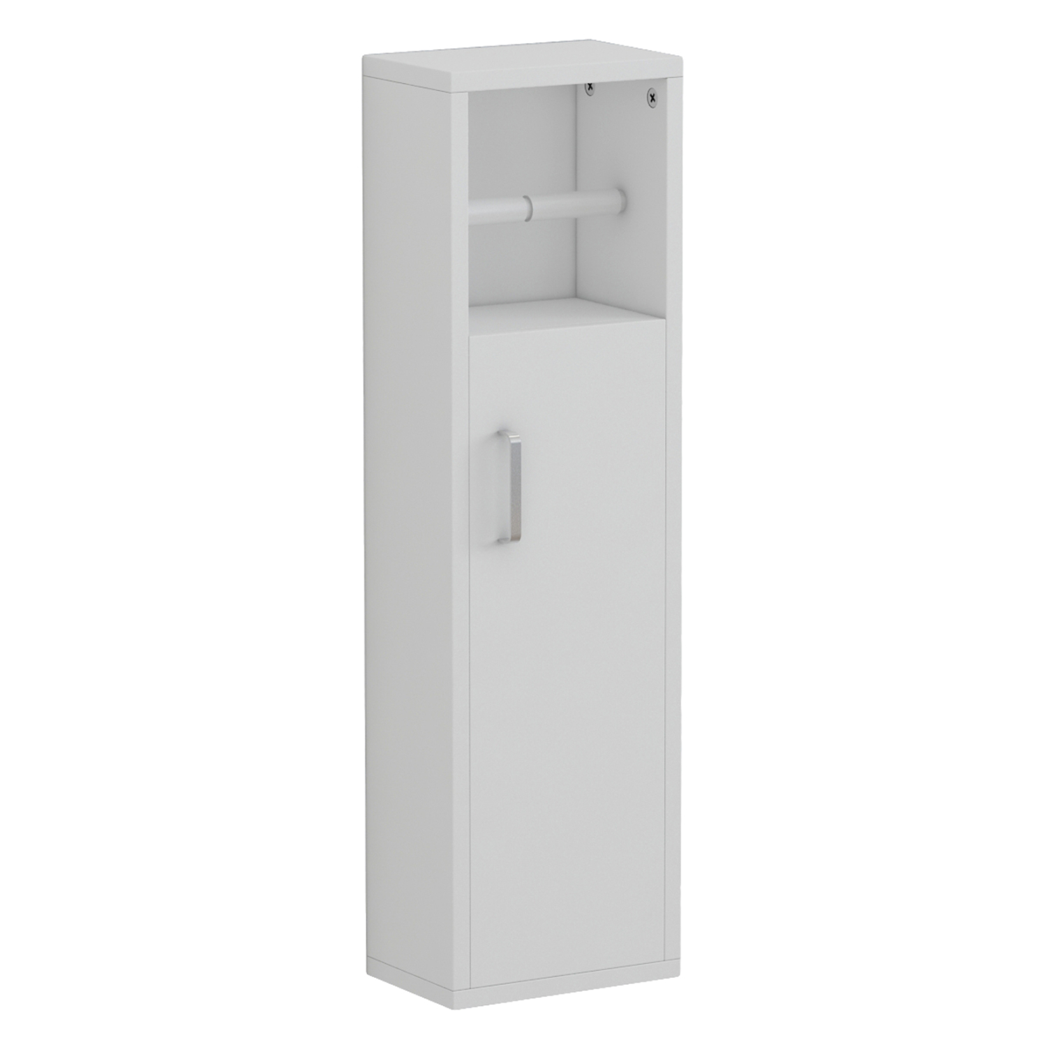 ΝΤΟΥΛΑΠΙ ΜΠΑΝΙΟΥ DAMIEN HM9025.12 ΜΕΛΑΜΙΝΗ ΛΕΥΚΗ 20x13x70Yεκ. 1