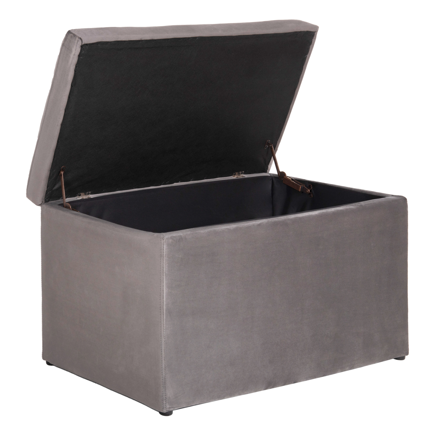 ΣΚΑΜΠΟ-ΜΠΑΟΥΛΟ ΜΕ ΑΠΟΘΗΚΕΥΤΙΚΟ ΧΩΡΟ PUNK HM279.11 ΓΚΡΙ ΒΕΛΟΥΔΟ 90x50x50Υεκ. 5