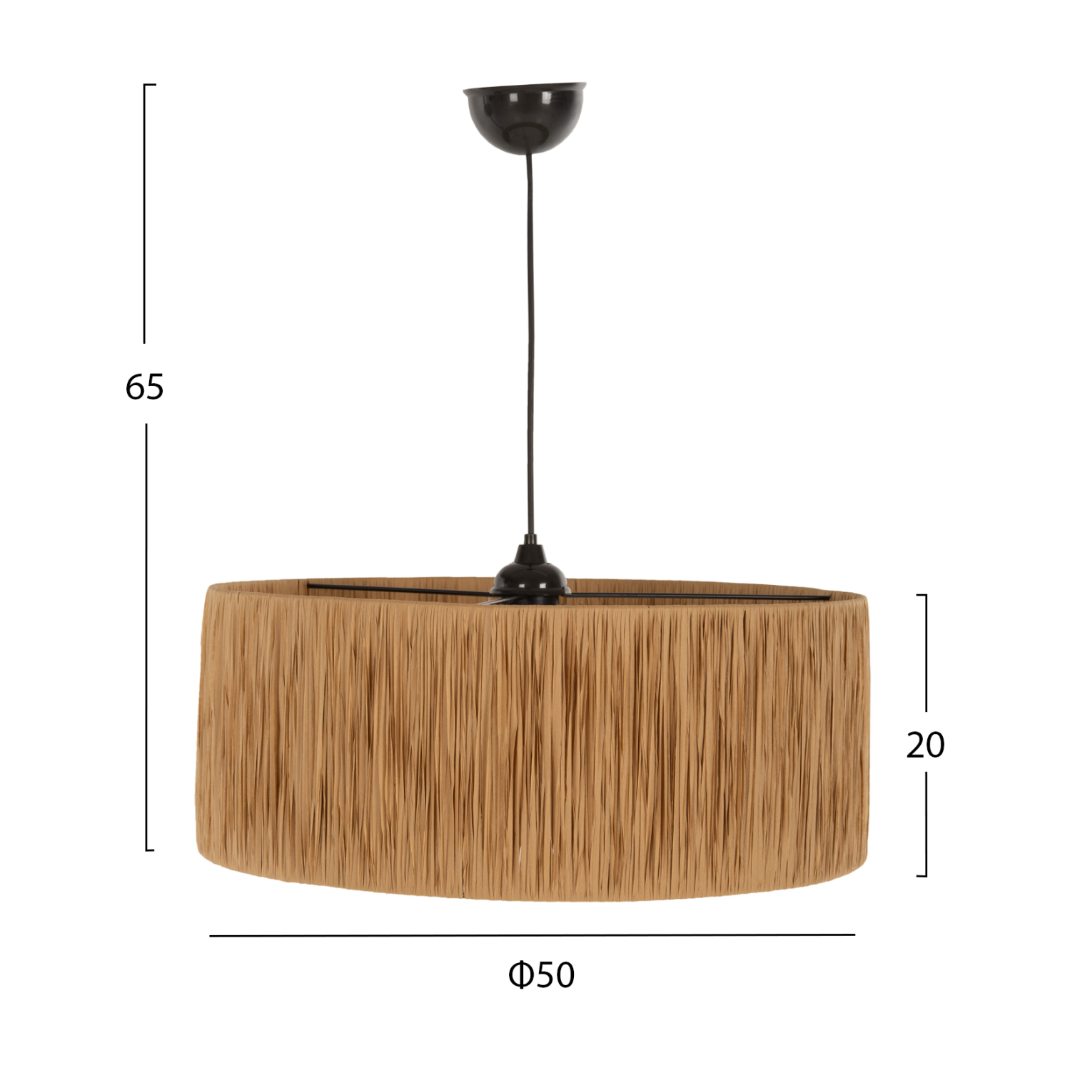 ΦΩΤΙΣΤΙΚΟ ΟΡΟΦΗΣ ΕΣΩΤΕΡΙΚΟΥ ΧΩΡΟΥ HM7946.05 NATURAL Φ50x65Υ εκ. 2