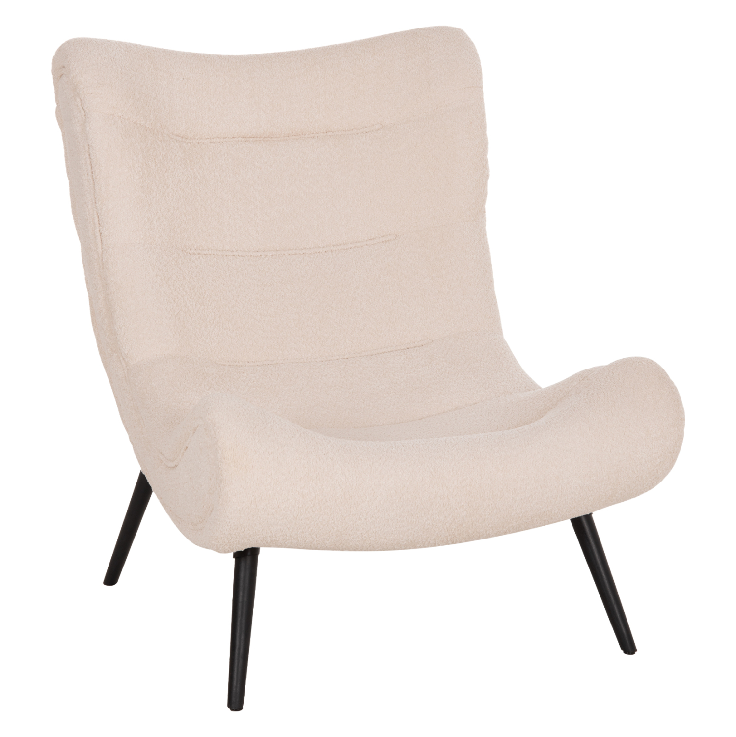 ΠΟΛΥΘΡΟΝΑ BRYM HM9605.06 ΕΚΡΟΥ ΜΠΟΥΚΛΕ ΥΦΑΣΜΑ-ΜΑΥΡΑ ΞΥΛΙΝΑ ΠΟΔΙΑ 97x80x100Υ εκ. 1