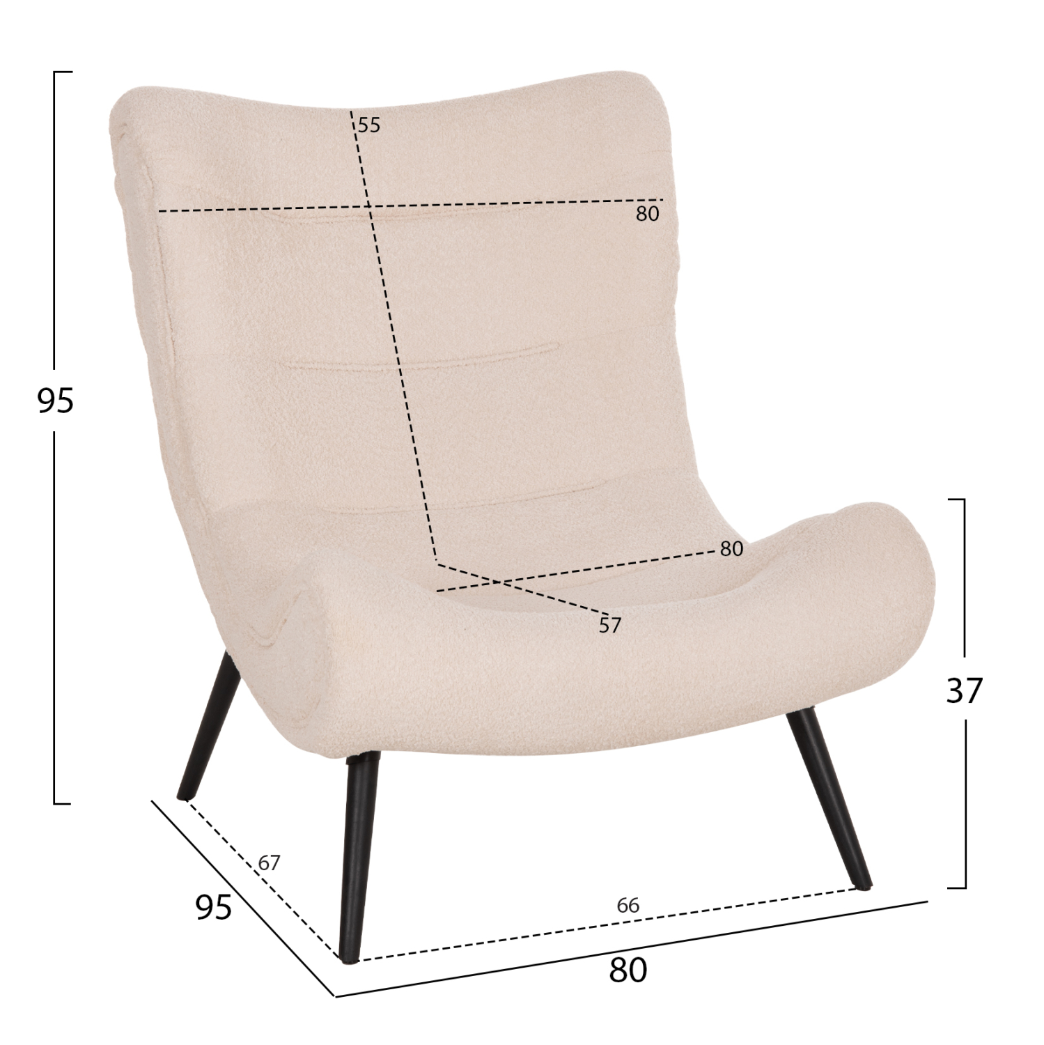 ΠΟΛΥΘΡΟΝΑ BRYM HM9605.06 ΕΚΡΟΥ ΜΠΟΥΚΛΕ ΥΦΑΣΜΑ-ΜΑΥΡΑ ΞΥΛΙΝΑ ΠΟΔΙΑ 97x80x100Υ εκ. 2