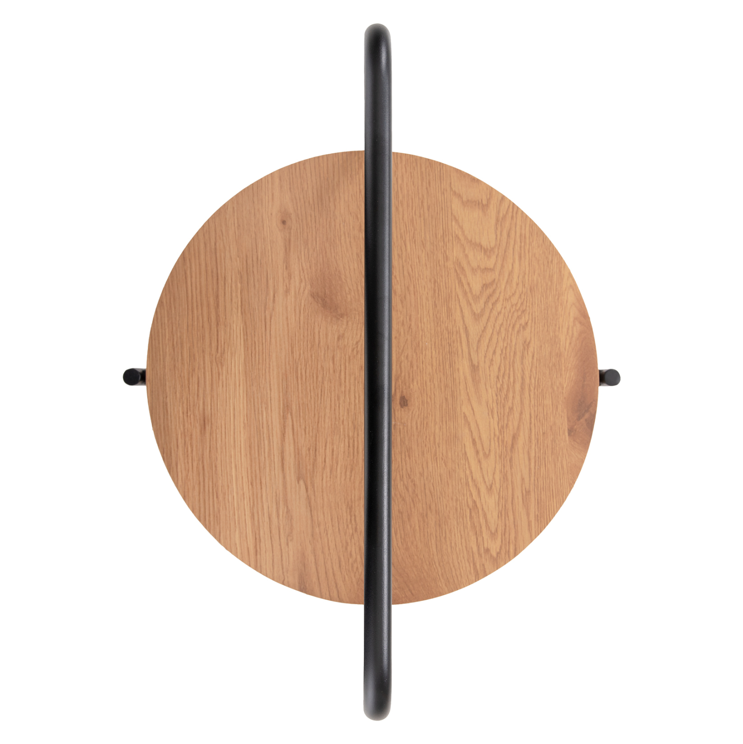 ΒΟΗΘΗΤΙΚΟ ΤΡΑΠΕΖΙ SYLO HM9618.01 MDF ΣΕ ΦΥΣΙΚΟ-ΜΑΥΡΟ ΜΕΤΑΛΛΟ Φ44x66Υεκ. 6