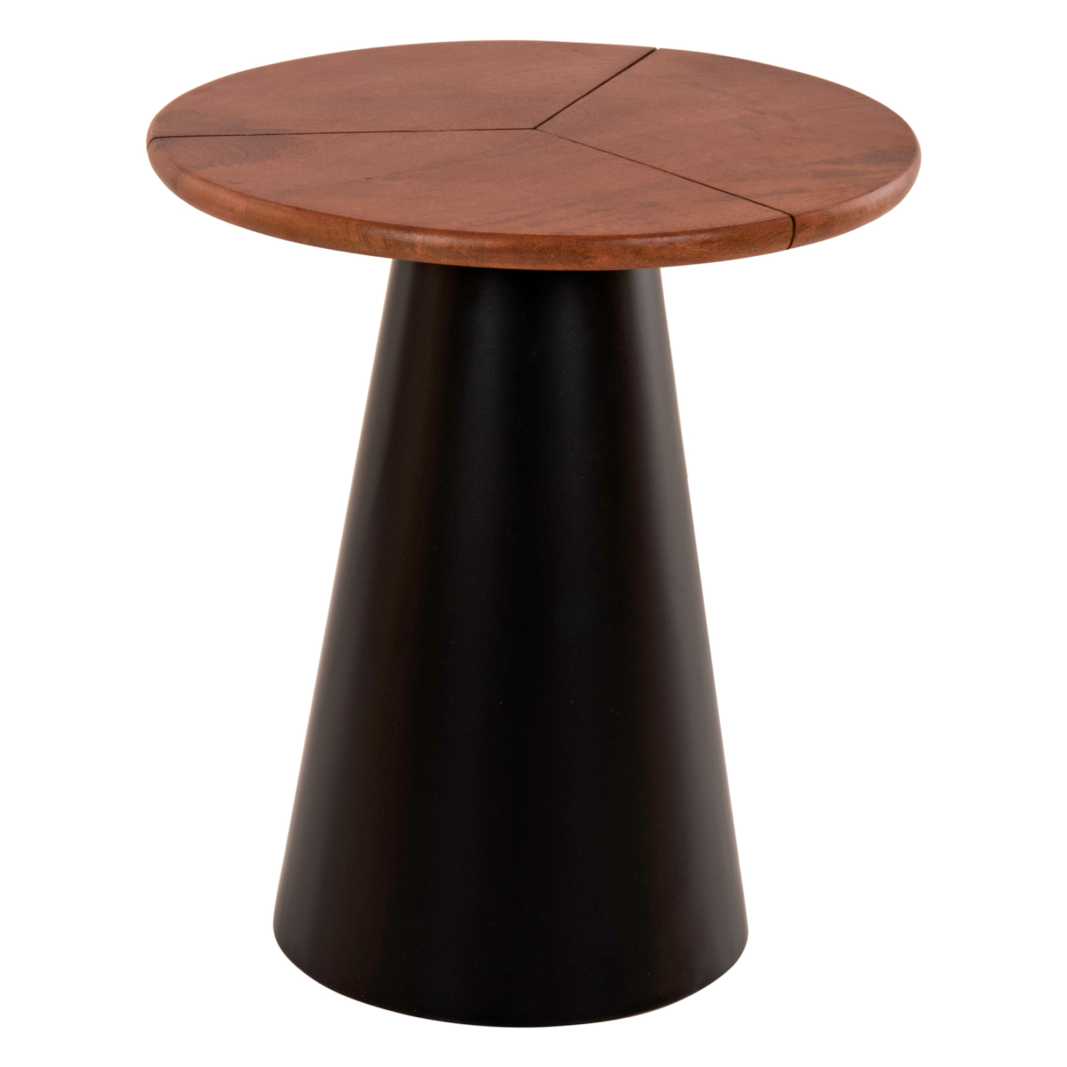 ΒΟΗΘΗΤΙΚΑ ΤΡΑΠΕΖΑΚΙΑ 2ΤΜΧ SUNNI HM9669 ΜΕΤΑΛΛΟ ΜΑΥΡΟ-MANGO TOP Φ48,5 &amp; Φ39,5 εκ. 5