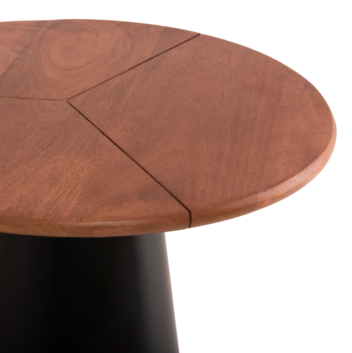 ΒΟΗΘΗΤΙΚΑ ΤΡΑΠΕΖΑΚΙΑ 2ΤΜΧ SUNNI HM9669 ΜΕΤΑΛΛΟ ΜΑΥΡΟ-MANGO TOP Φ48,5 &amp; Φ39,5 εκ. 6