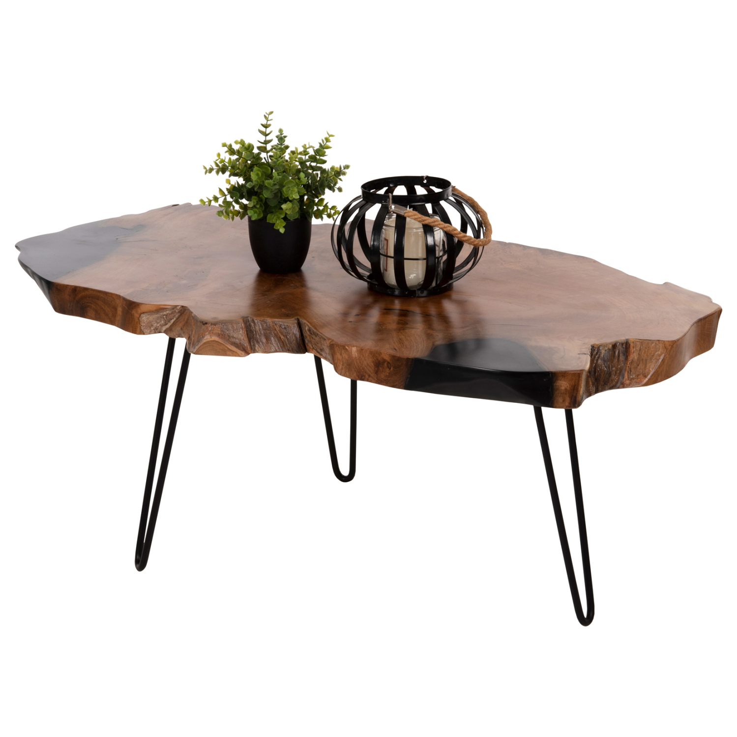 ΤΡΑΠΕΖΙ ΣΑΛΟΝΙΟΥ GLAZE HM9750 ΞΥΛΟ ΤΕΑΚ ΣΕ ΦΥΣΙΚΟ-ΜΑΥΡΑ ΜΕΤΑΛ.ΠΟΔΙΑ 110x60x48Υεκ. 1