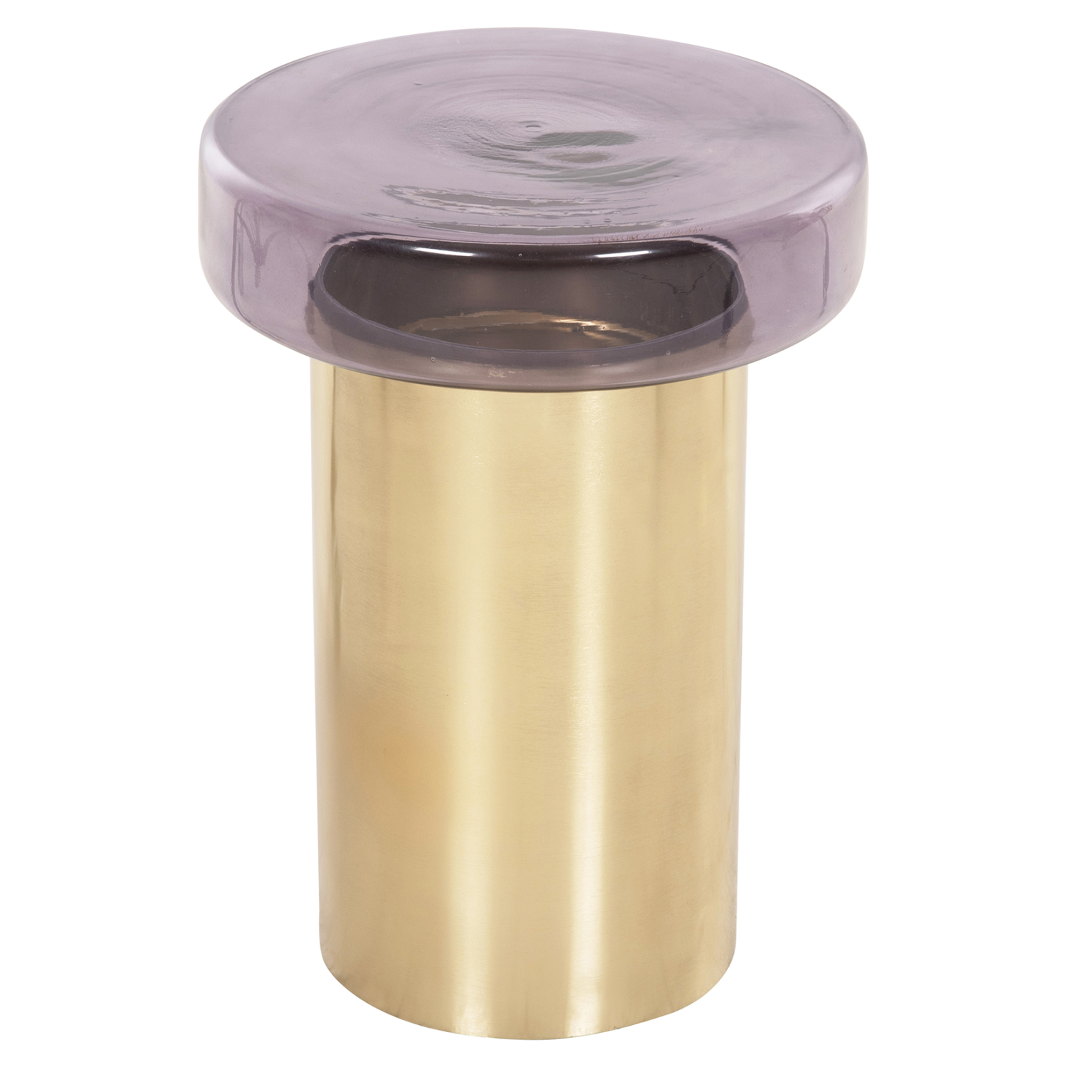 ΒΟΗΘΗΤΙΚΟ ΤΡΑΠΕΖΑΚΙ CARMO HM9728 ΜΩΒ ΓΥΑΛΙ-ΧΡΥΣΟ ΜΕΤΑΛΛΟ Φ39Χ54Υεκ 3