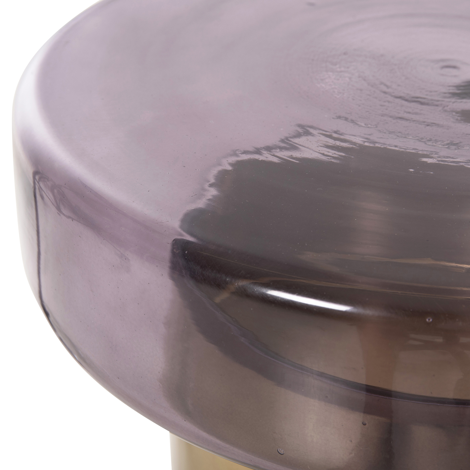 ΒΟΗΘΗΤΙΚΟ ΤΡΑΠΕΖΑΚΙ CARMO HM9728 ΜΩΒ ΓΥΑΛΙ-ΧΡΥΣΟ ΜΕΤΑΛΛΟ Φ39Χ54Υεκ 6