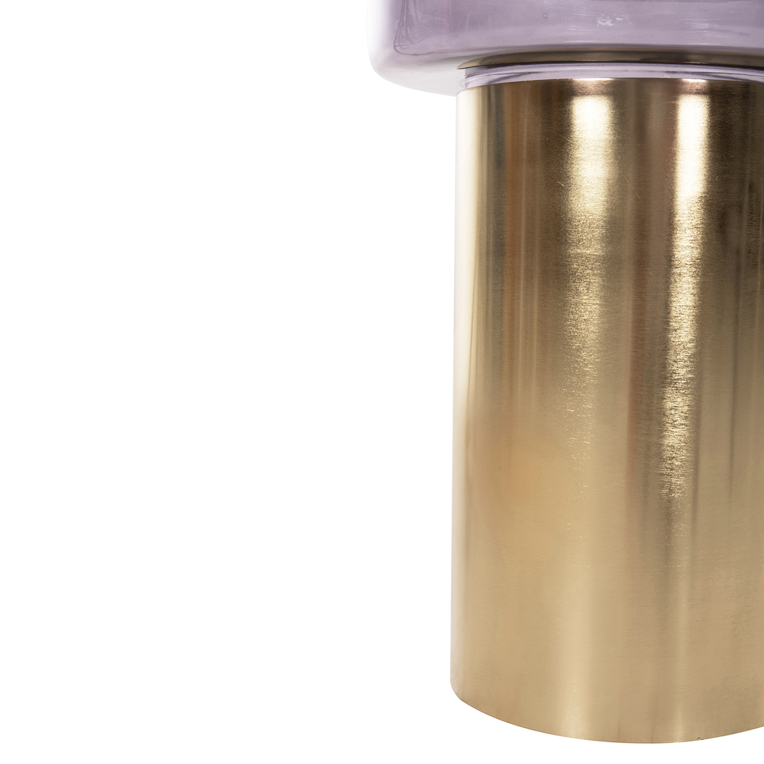 ΒΟΗΘΗΤΙΚΟ ΤΡΑΠΕΖΑΚΙ CARMO HM9728 ΜΩΒ ΓΥΑΛΙ-ΧΡΥΣΟ ΜΕΤΑΛΛΟ Φ39Χ54Υεκ 7