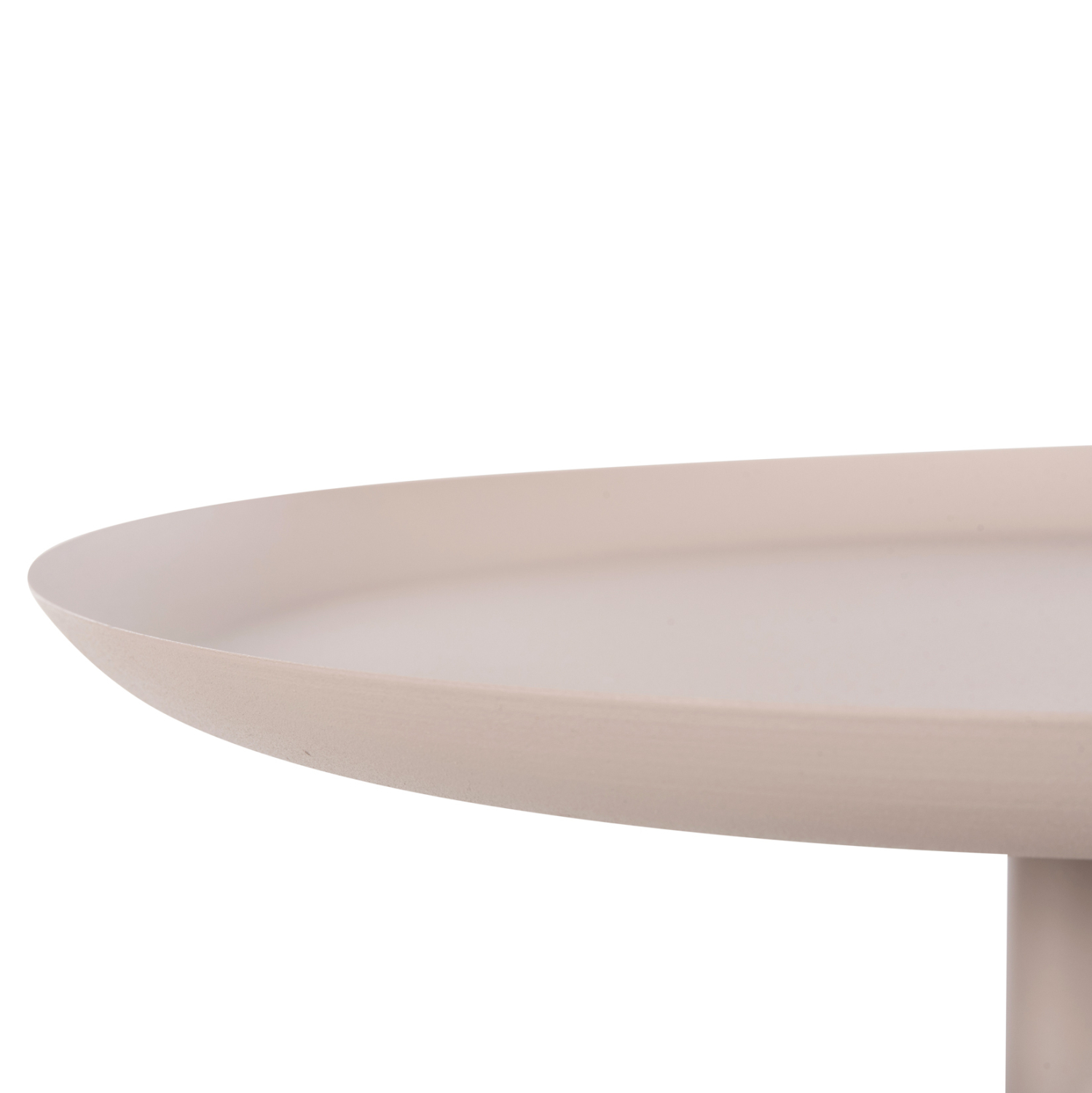 ΤΡΑΠΕΖΙ ΒΟΗΘΗΤΙΚΟ ΣΤΡΟΓΓΥΛΟ DELBEL HM4265.10 ΜΕΤΑΛΛΟ ΣΕ ΕΚΡΟΥ Φ45,5x58,5 εκ. 8