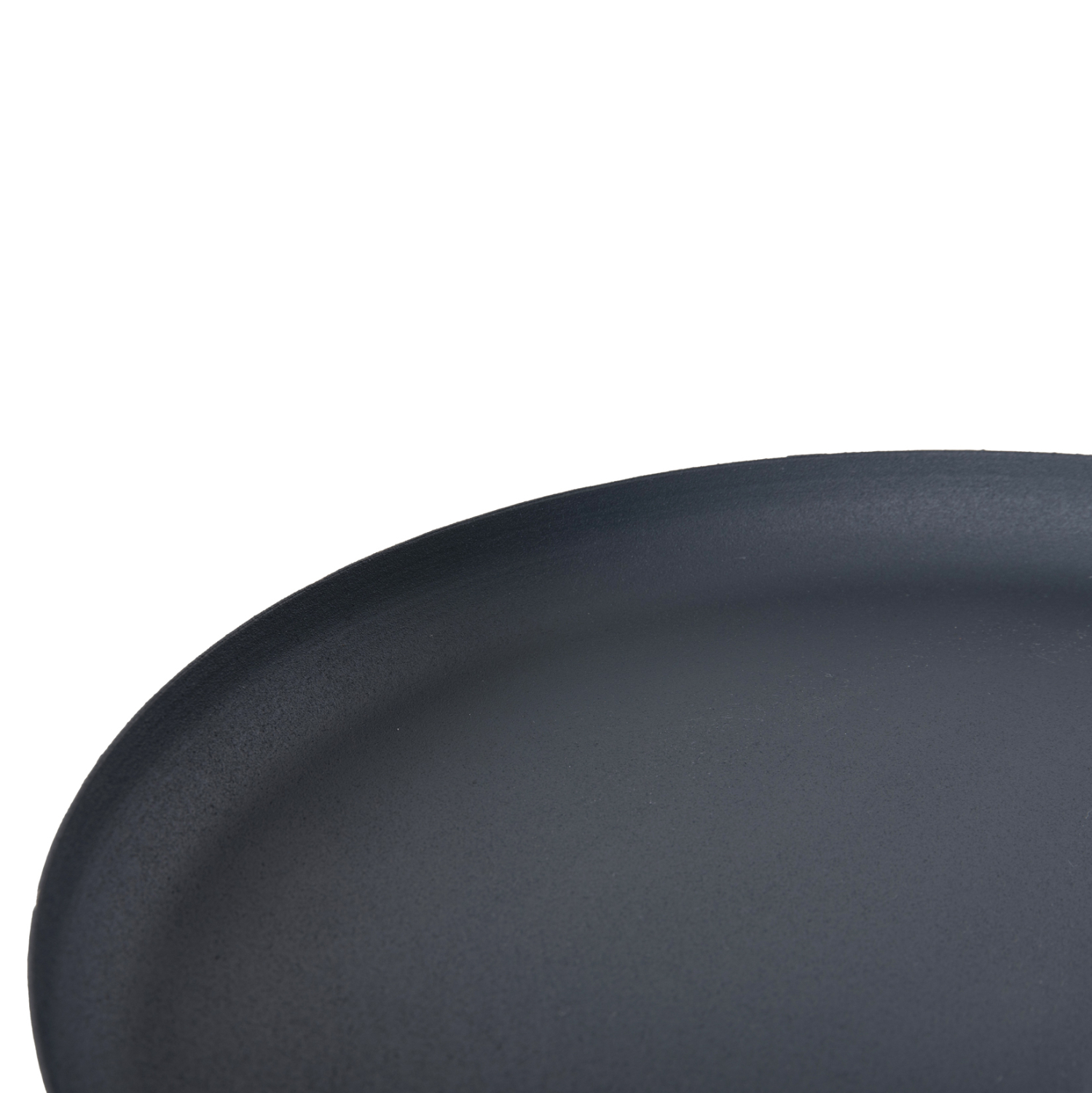 ΤΡΑΠΕΖΙ ΒΟΗΘΗΤΙΚΟ ΣΤΡΟΓΓΥΛΟ DELBEL HM4261.05 ΜΕΤΑΛΛΟ ΜΠΛΕ ΣΚΟΥΡΟ Φ39,5x53,5Υ εκ. 9