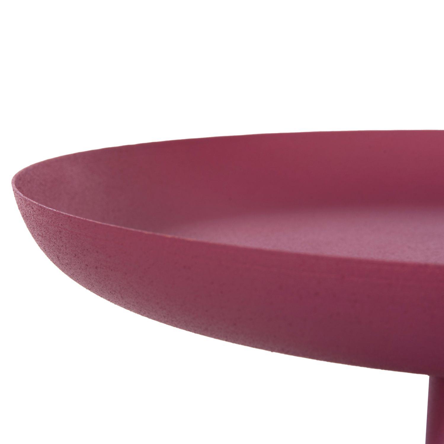 ΤΡΑΠΕΖΙ ΒΟΗΘΗΤΙΚΟ ΣΤΡΟΓΓΥΛΟ DELBEL HM4262.06 ΜΕΤΑΛΛΟ ΣΕ ΡΟΖ Φ36x49Υ εκ. 5