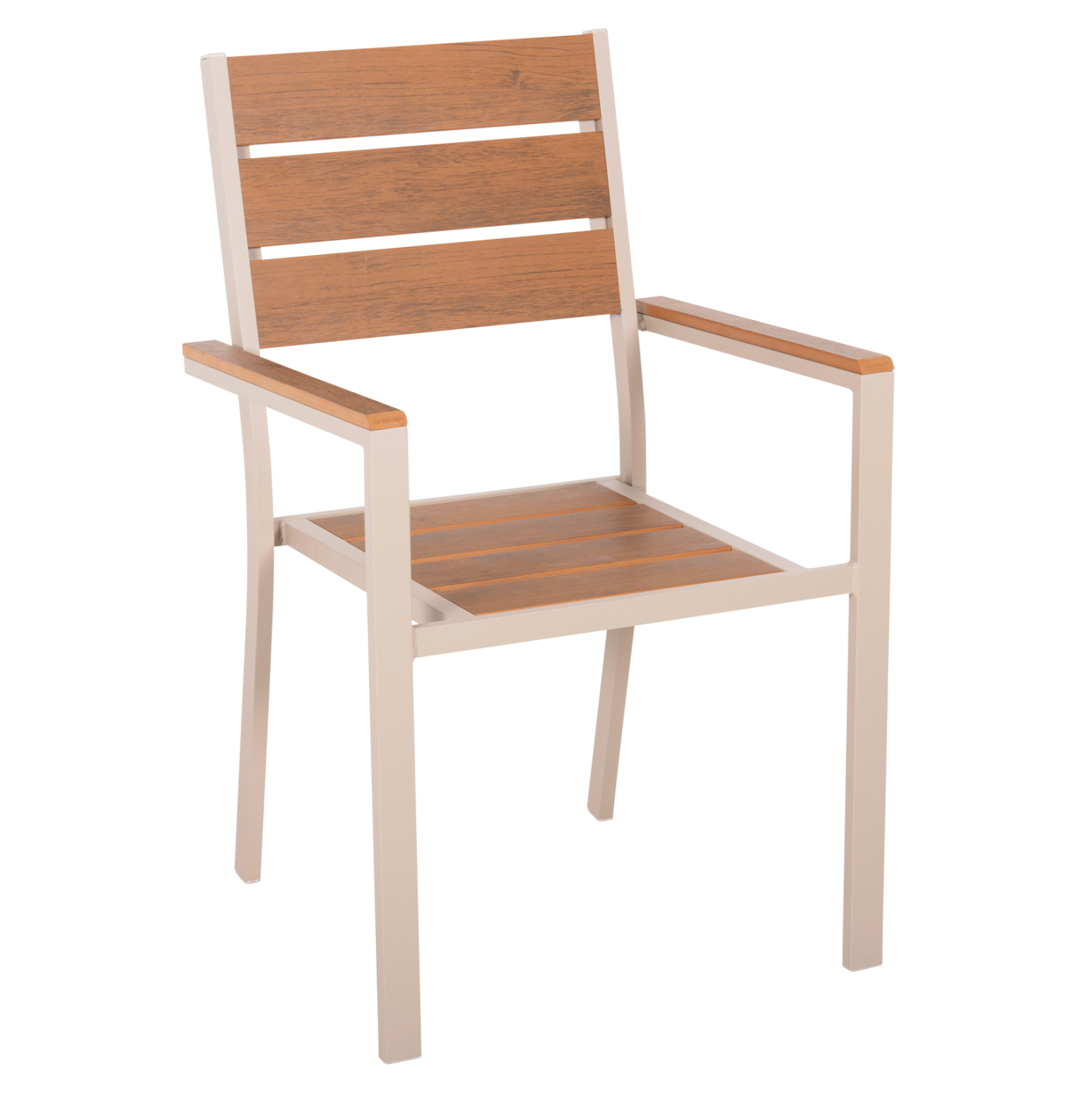 ΠΟΛΥΘΡΟΝΑ ΑΛΟΥΜΙΝΙΟΥ SAGA HM5981.04 ΣΑΜΠΑΝΙ-POLYWOOD ΣΕ ΦΥΣΙΚΟ 55x55x86Υεκ. 1