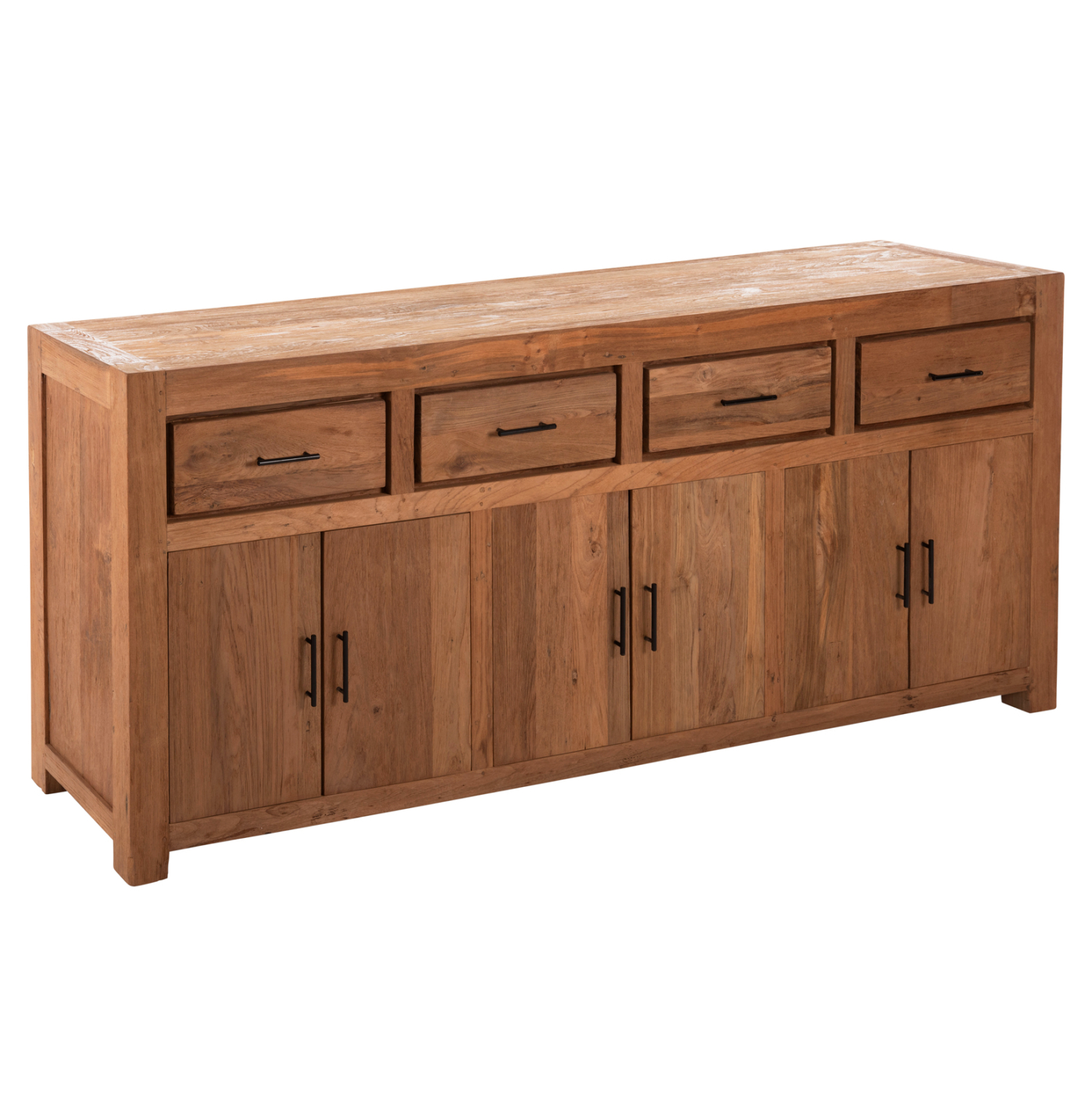 ΜΠΟΥΦΕΣ GRAYSON HM9802 ΑΝΑΚΥΚΛΩΜΕΝΟ ΞΥΛΟ TEAK ΣΕ ΦΥΣΙΚΟ 220x50x90Υεκ. 1