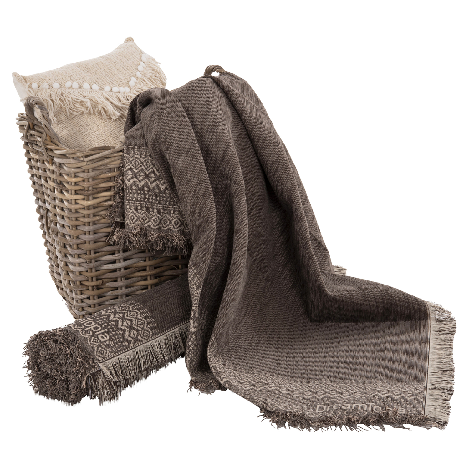 ΡΙΧΤΑΡΙ ME ΚΡΟΣΙΑ DREAMTOPIA HM12163.08 ΣΕ ΚΑΦΕ ΧΡΩΜΑ 245X170εκ. 4