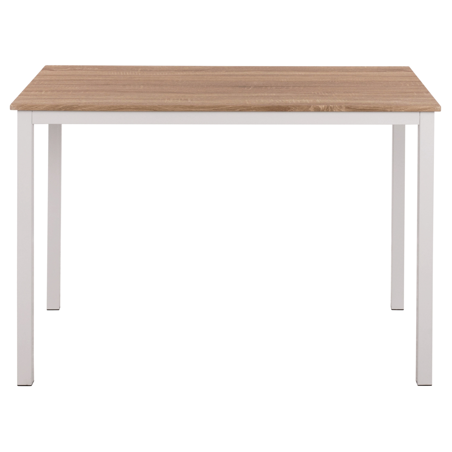 ΤΡΑΠΕΖΙ ΤΡΑΠΕΖΑΡΙΑΣ GOOSE HM9532.02 MDF SONAMA-ΛΕΥΚΟ ΜΕΤΑΛΛΟ 120X80Χ75Yεκ. 3