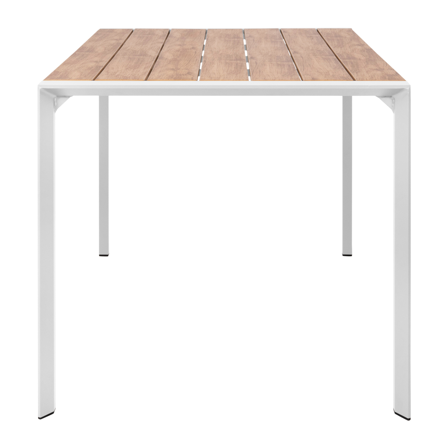 ΤΡΑΠΕΖΙ ΕΞΩΤ.ΧΩΡΟΥ GOYA HM6059.01 ΑΛΟΥΜΙΝΙΟ ΛΕΥΚΟ &amp; POLYWOOD 160X80Χ75Υεκ. 4