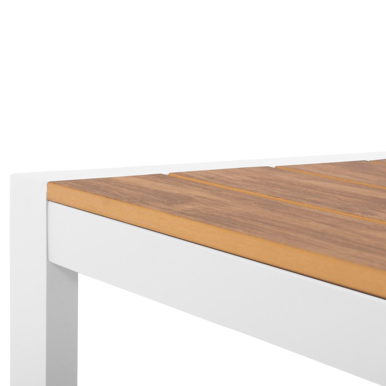 ΤΡΑΠΕΖΙ ΕΞΩΤ.ΧΩΡΟΥ GOYA HM6059.01 ΑΛΟΥΜΙΝΙΟ ΛΕΥΚΟ &amp; POLYWOOD 160X80Χ75Υεκ. 7