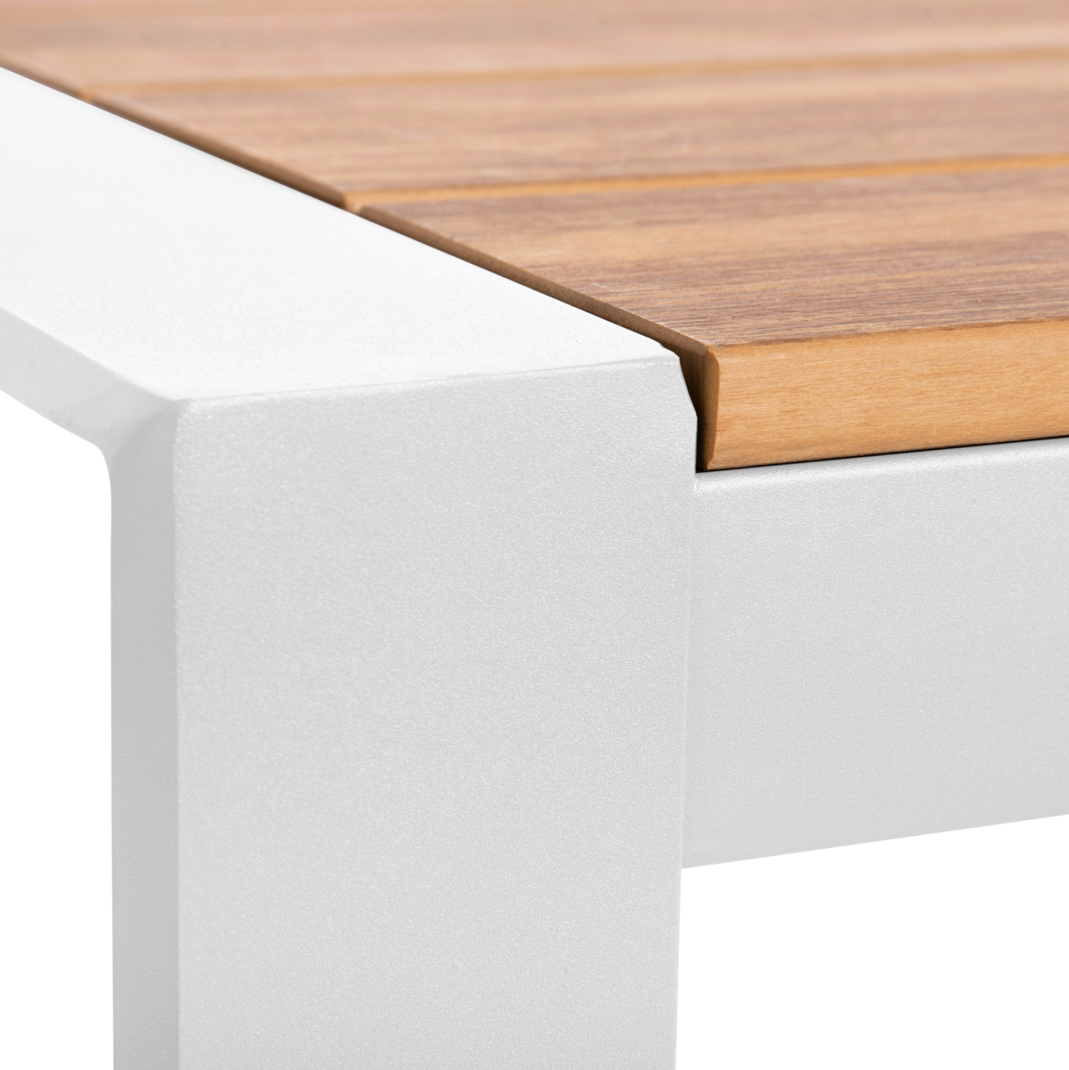 ΤΡΑΠΕΖΙ ΕΞΩΤ.ΧΩΡΟΥ GOYA HM6059.01 ΑΛΟΥΜΙΝΙΟ ΛΕΥΚΟ &amp; POLYWOOD 160X80Χ75Υεκ. 8