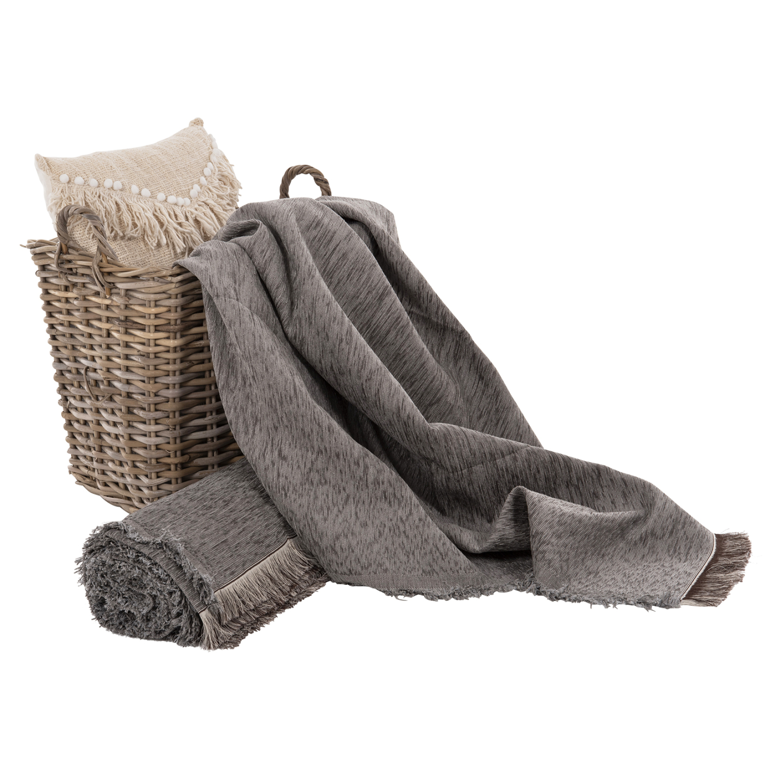 ΡΙΧΤΑΡΙ ME ΚΡΟΣΙΑ DREAMTOPIA HM12164.08 ΣΕ ΓΚΡΙ ΧΡΩΜΑ 178X178εκ. 4