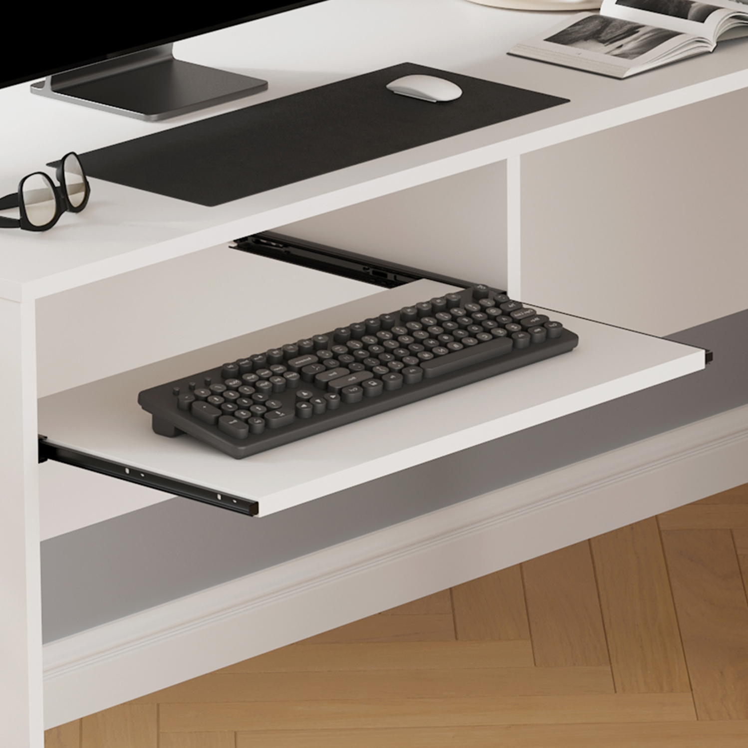 ΓΩΝΙΑΚΟ ΓΡΑΦΕΙΟ SHIG HM2135.03 MDF ΣΕ ΛΕΥΚΟ 140x120x75Υεκ 5