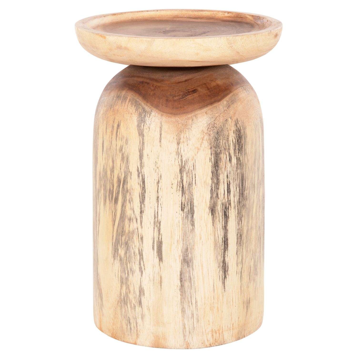 ΤΡΑΠΕΖΙ ΒΟΗΘΗΤΙΚΟ LOKI HM9899 ΜΑΣΙΦ ΞΥΛΟ SUAR ΣΕ ΦΥΣΙΚΟ Φ30x46Υεκ. 3