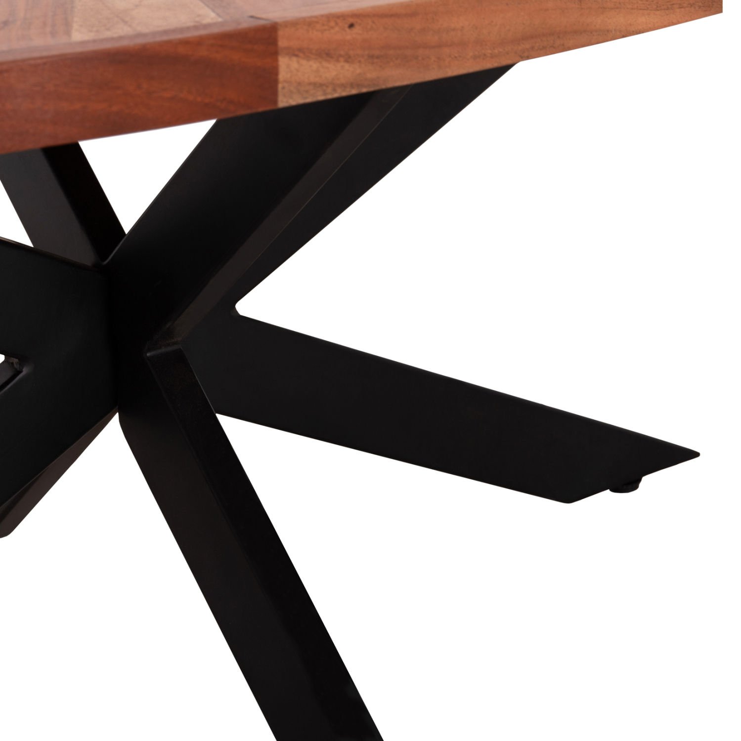 ΤΡΑΠΕΖΙ ΣΑΛΟΝΙΟΥ ΟΒΑΛ MONTANA SUPERIOR HM9906 ΞΥΛΟ ΑΚΑΚΙΑΣ-ΜΕΤΑΛΛΟ 120x61x45Υεκ. 6