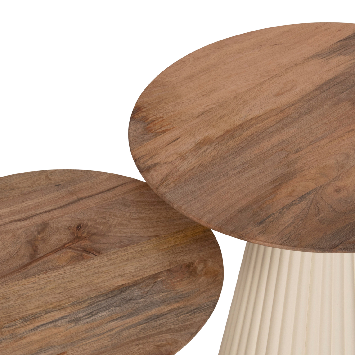 ΤΡΑΠΕΖΙA ΣΑΛΟΝΙΟΥ 2ΤΜΧ FOLDY HM9925 ΜΕΤΑΛ.ΒΑΣΗ ΕΚΡΟΥ-ΣΤΡΟΓΓΥΛΟ TOP MANGO Φ40 &amp; Φ48 4