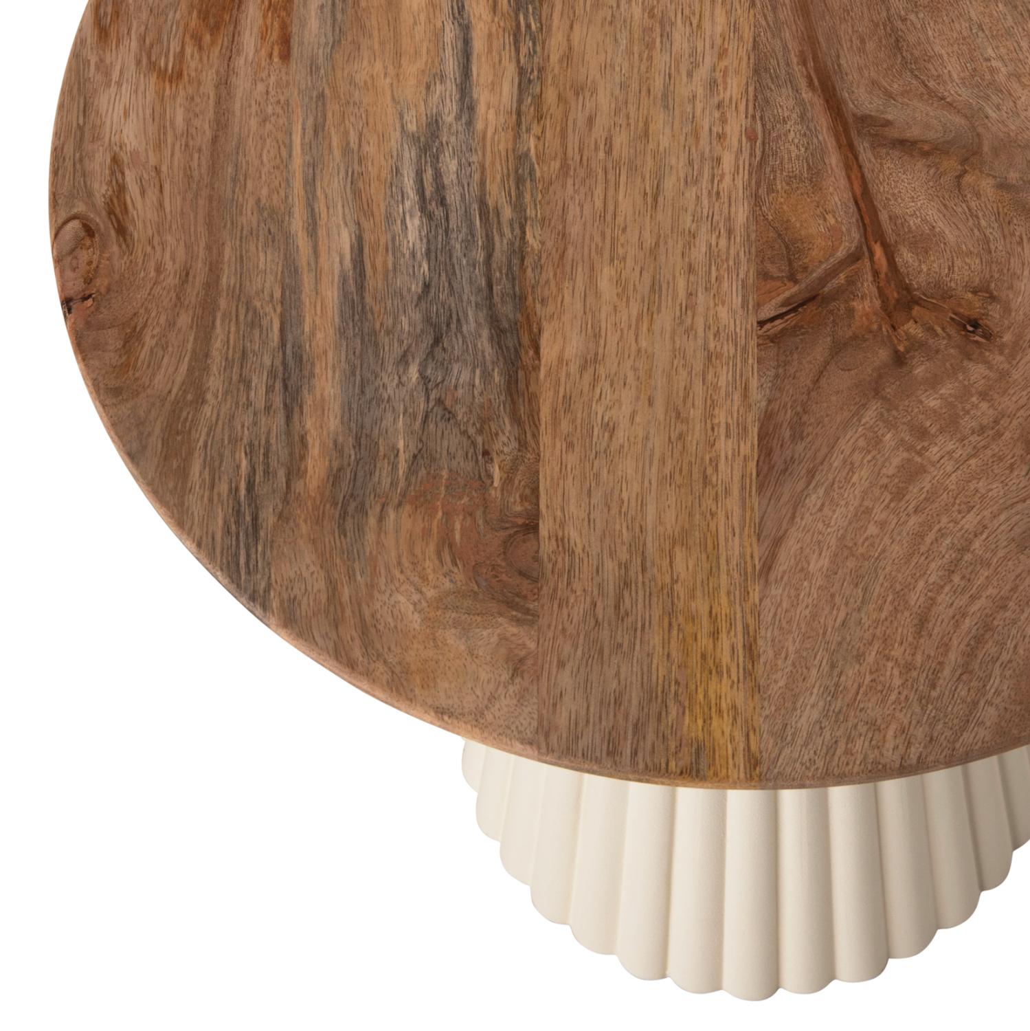 ΤΡΑΠΕΖΙA ΣΑΛΟΝΙΟΥ 2ΤΜΧ FOLDY HM9925 ΜΕΤΑΛ.ΒΑΣΗ ΕΚΡΟΥ-ΣΤΡΟΓΓΥΛΟ TOP MANGO Φ40 &amp; Φ48 5