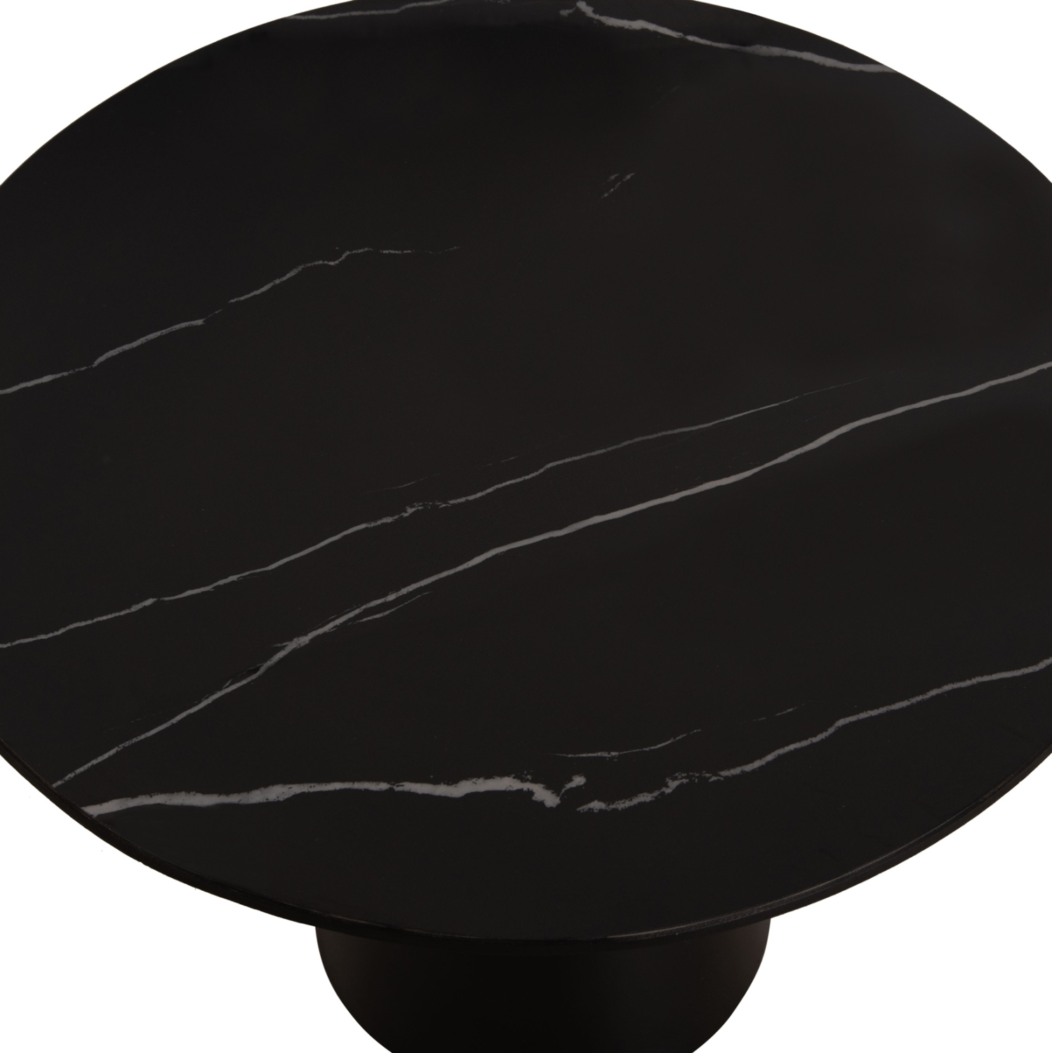 ΤΡΑΠΕΖΙA ΣΑΛΟΝΙΟΥ 2ΤΜΧ DIEN HM9926 ΜΕΤΑΛ.ΒΑΣΕΙΣ &amp; ΚΕΡΑΜΙΚΟ TOP-ΜΑΥΡΟ Φ56.5 &amp; Φ43.5 εκ. 5