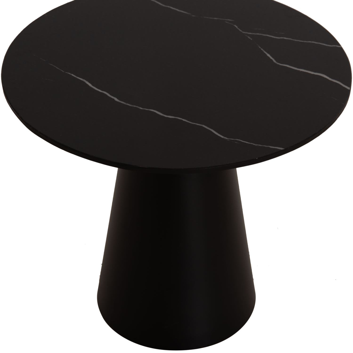 ΤΡΑΠΕΖΙA ΣΑΛΟΝΙΟΥ 2ΤΜΧ DIEN HM9926 ΜΕΤΑΛ.ΒΑΣΕΙΣ &amp; ΚΕΡΑΜΙΚΟ TOP-ΜΑΥΡΟ Φ56.5 &amp; Φ43.5 εκ. 7