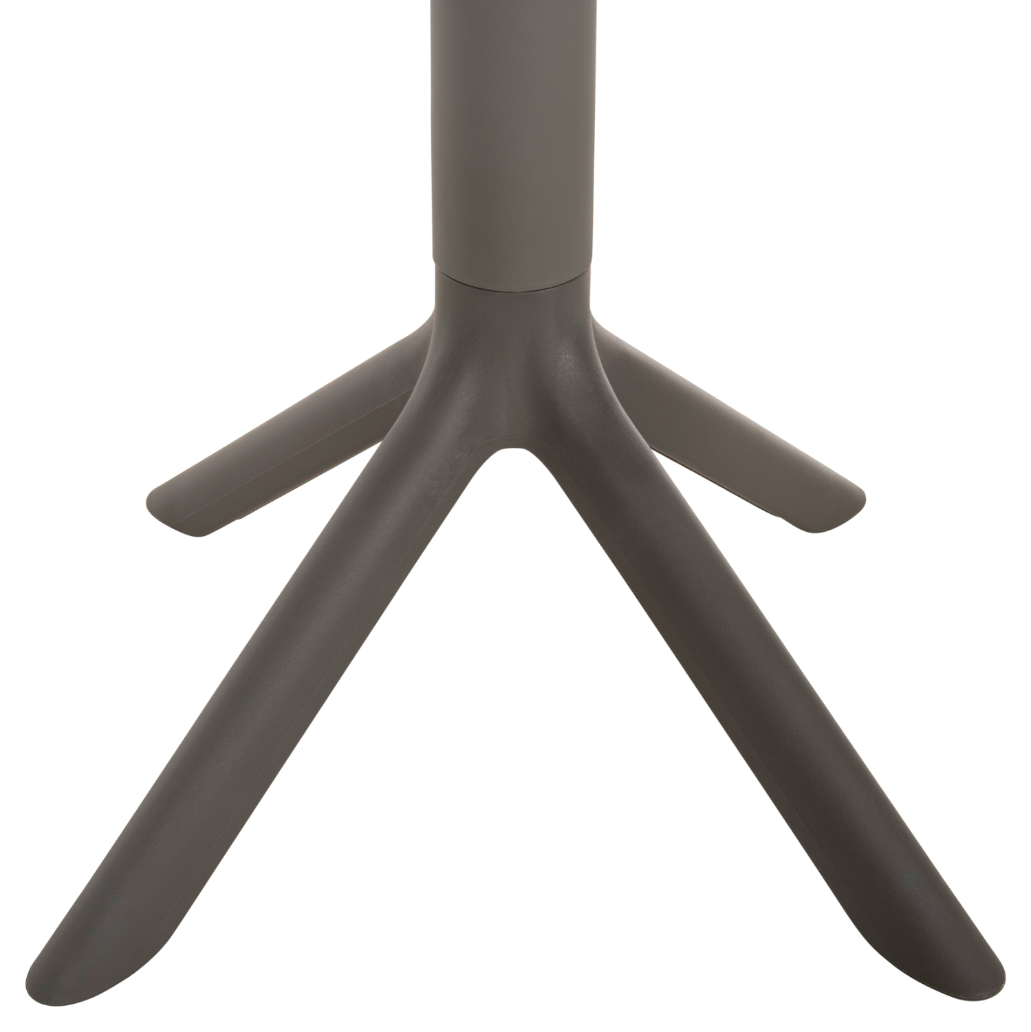 ΤΡΑΠΕΖΙ ΠΟΛΥΠΡΟΠΥΛΕΝΙΟΥ ΣΤΡΟΓΓΥΛΟ TERRIN HM6124.15 OLIVE GREEN Φ60x75Υεκ. 5