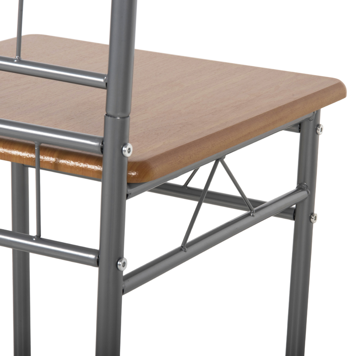 ΣΕΤ ΤΡΑΠΕΖΑΡΙΑΣ 5ΤΜΧ PEARY HM9416.12 ΜΕΤΑΛΛΟ ΑΣΗΜΙ-MDF ΣΟΝΑΜΑ 110x60x74Yεκ. 6