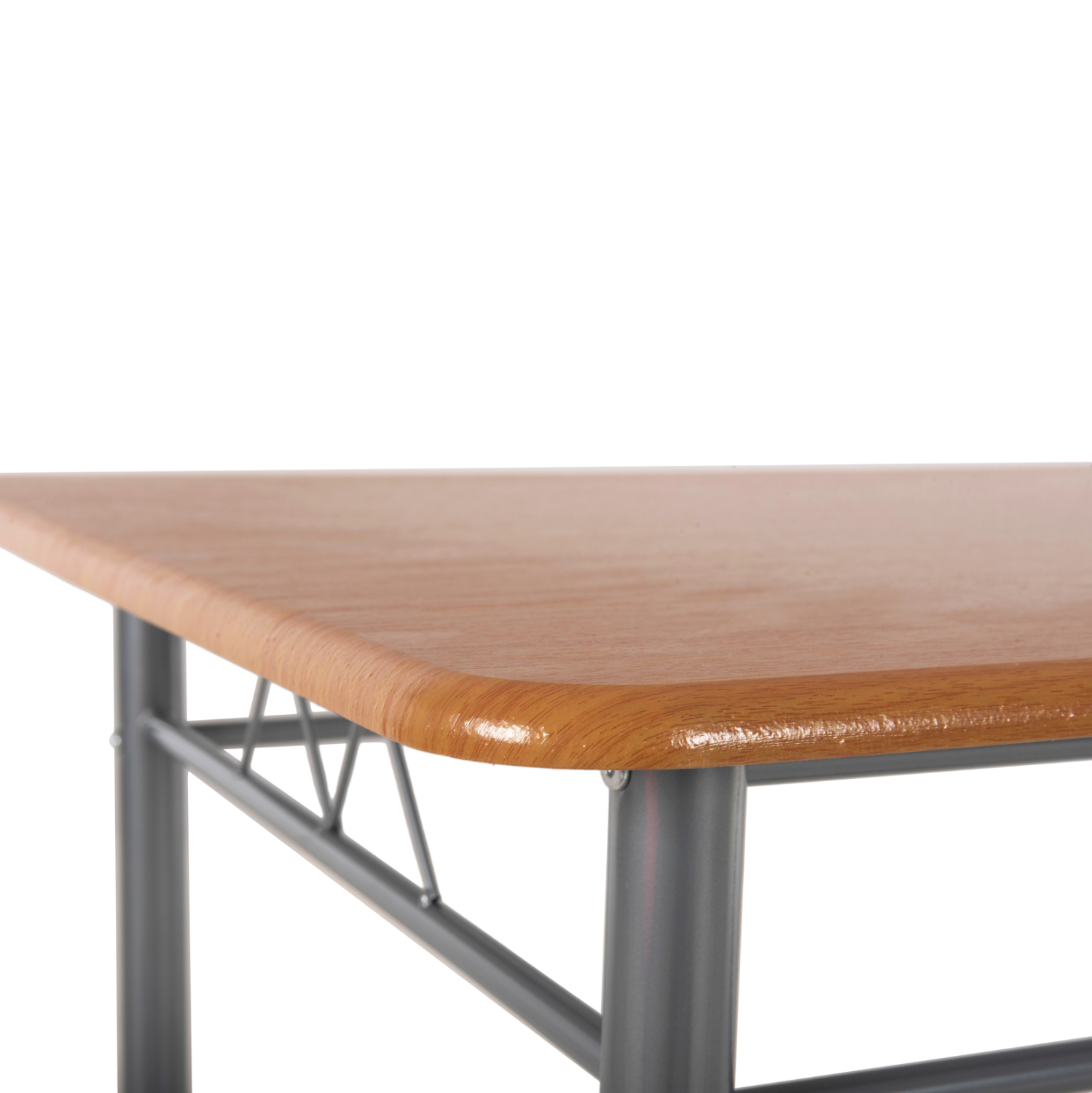 ΣΕΤ ΤΡΑΠΕΖΑΡΙΑΣ 5ΤΜΧ PEARY HM9416.12 ΜΕΤΑΛΛΟ ΑΣΗΜΙ-MDF ΣΟΝΑΜΑ 110x60x74Yεκ. 9