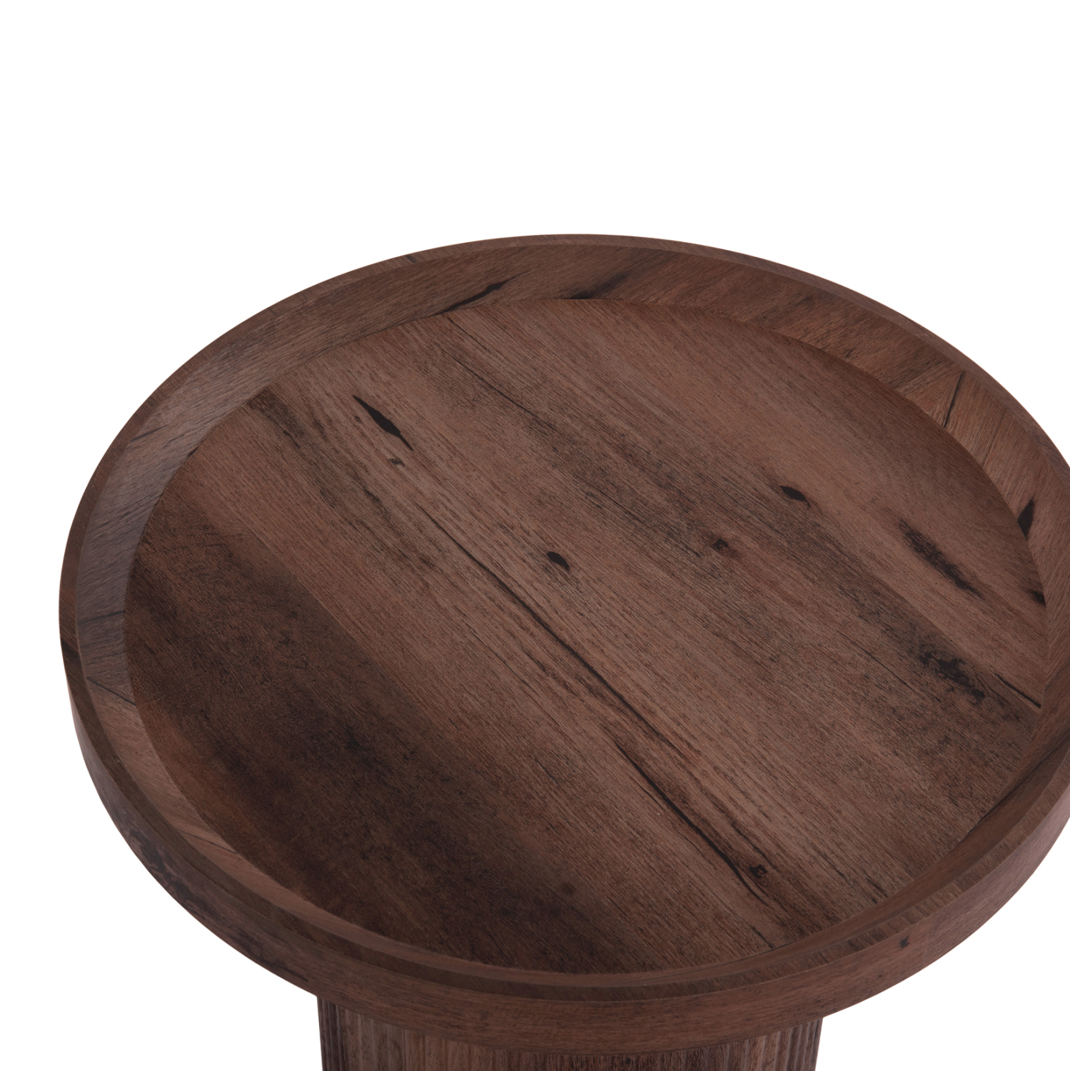 ΒΟΗΘΗΤΙΚΟ ΤΡΑΠΕΖΙ MARGON HM18027 MDF ΣΕ ΣΚΟΥΡΟ ΚΑΦΕ ΞΥΛΟΥ Φ45x50,5Υεκ. 5