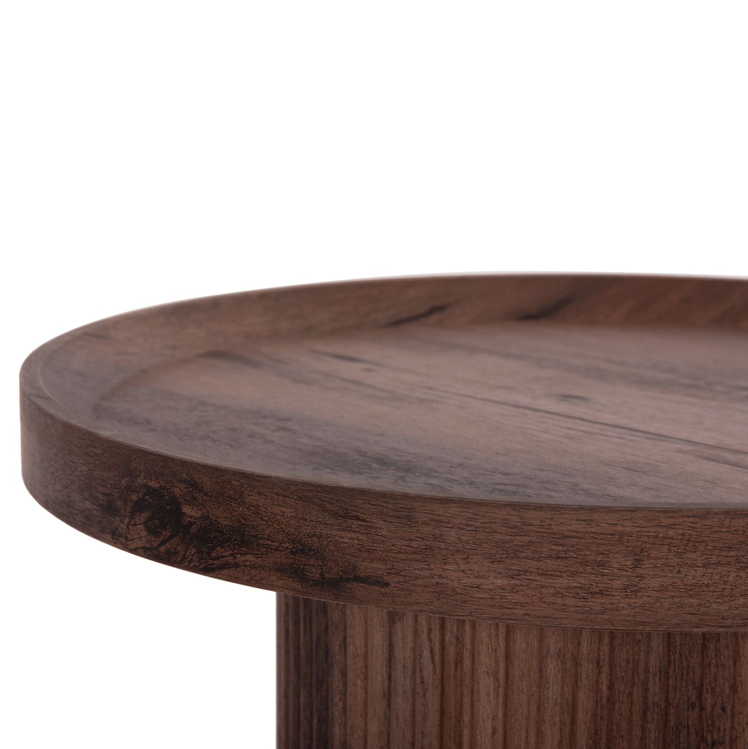 ΒΟΗΘΗΤΙΚΟ ΤΡΑΠΕΖΙ MARGON HM18027 MDF ΣΕ ΣΚΟΥΡΟ ΚΑΦΕ ΞΥΛΟΥ Φ45x50,5Υεκ. 6