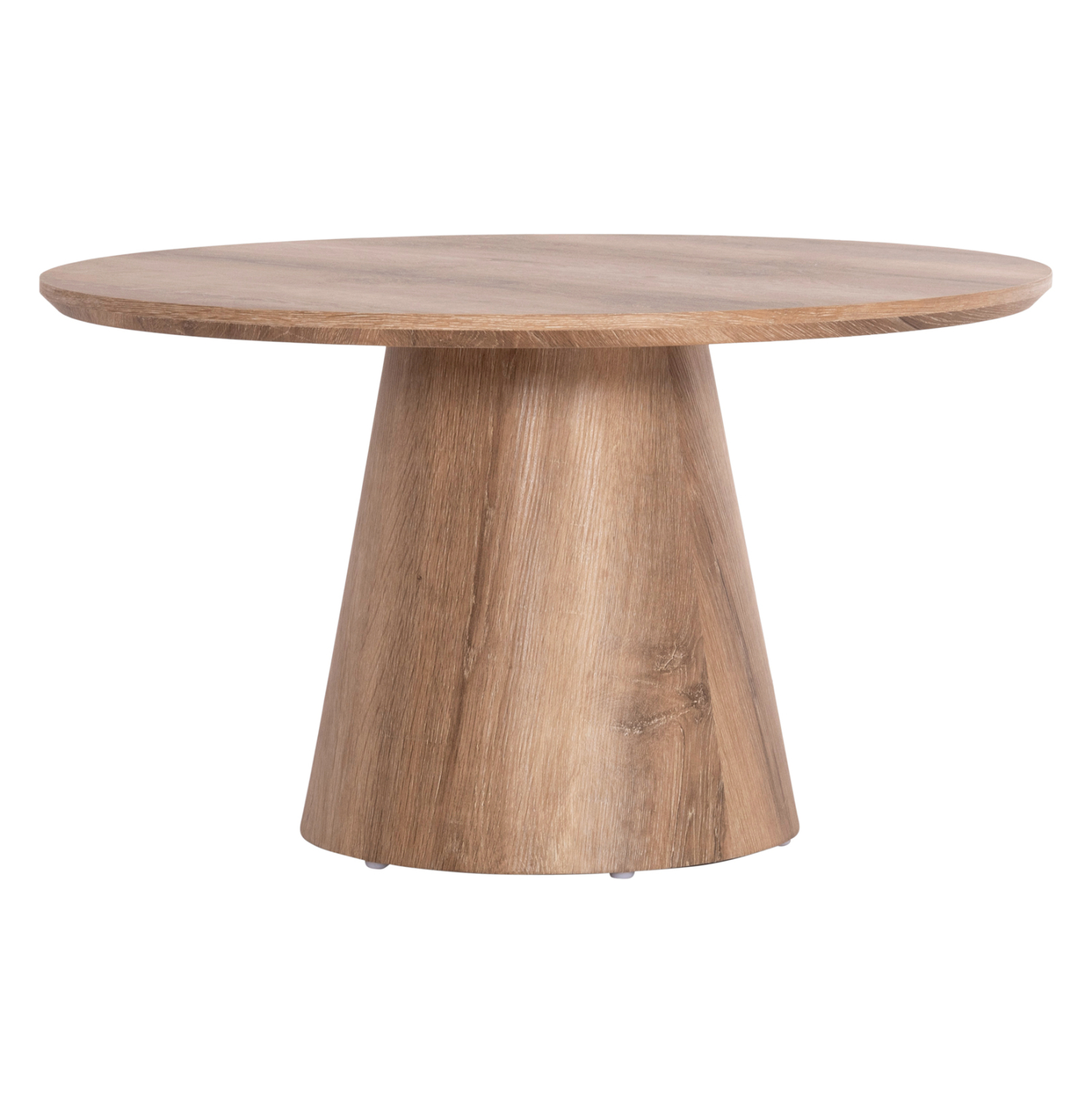 ΤΡΑΠΕΖΙ ΣΑΛΟΝΙΟΥ KARAN HM18028 MDF ΣΕ ΦΥΣΙΚΟ ΧΡΩΜΑ ΞΥΛΟΥ Φ80x45,5Υεκ. 1