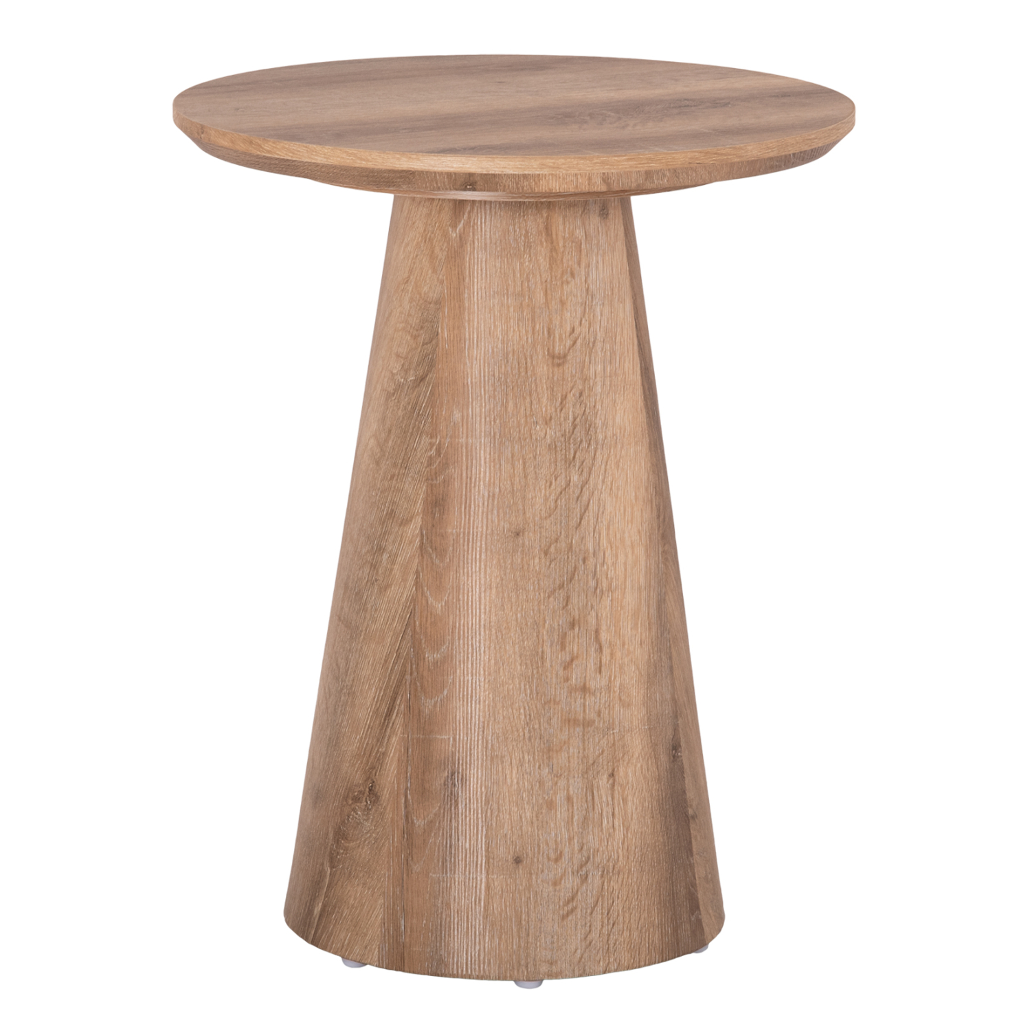 ΒΟΗΘΗΤΙΚΟ ΤΡΑΠΕΖΑΚΙ KARAN HM18029 MDF ΣΕ ΦΥΣΙΚΟ ΧΡΩΜΑ ΞΥΛΟΥ Φ45x56,5Υεκ 1