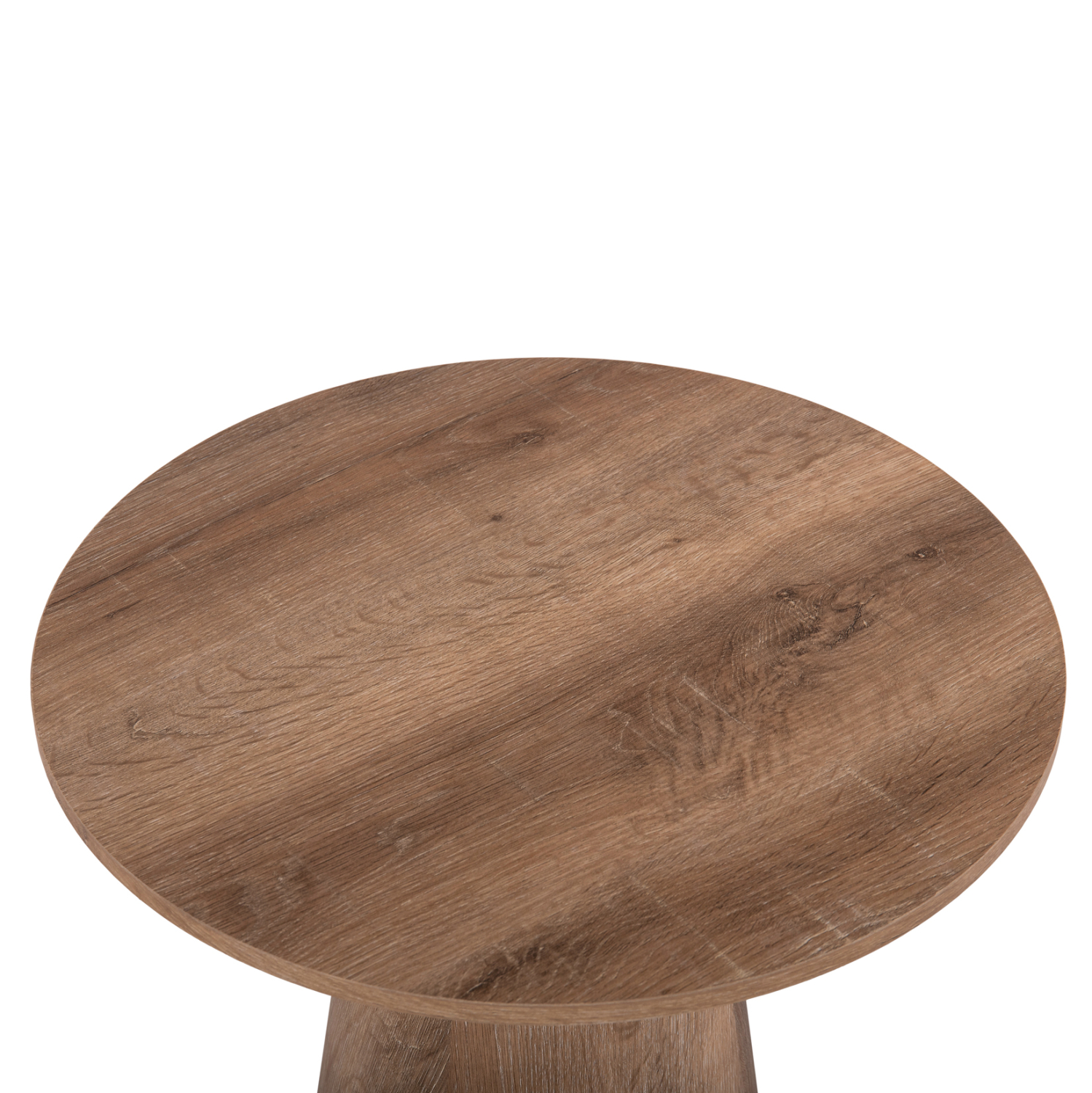 ΒΟΗΘΗΤΙΚΟ ΤΡΑΠΕΖΑΚΙ KARAN HM18029 MDF ΣΕ ΦΥΣΙΚΟ ΧΡΩΜΑ ΞΥΛΟΥ Φ45x56,5Υεκ 5