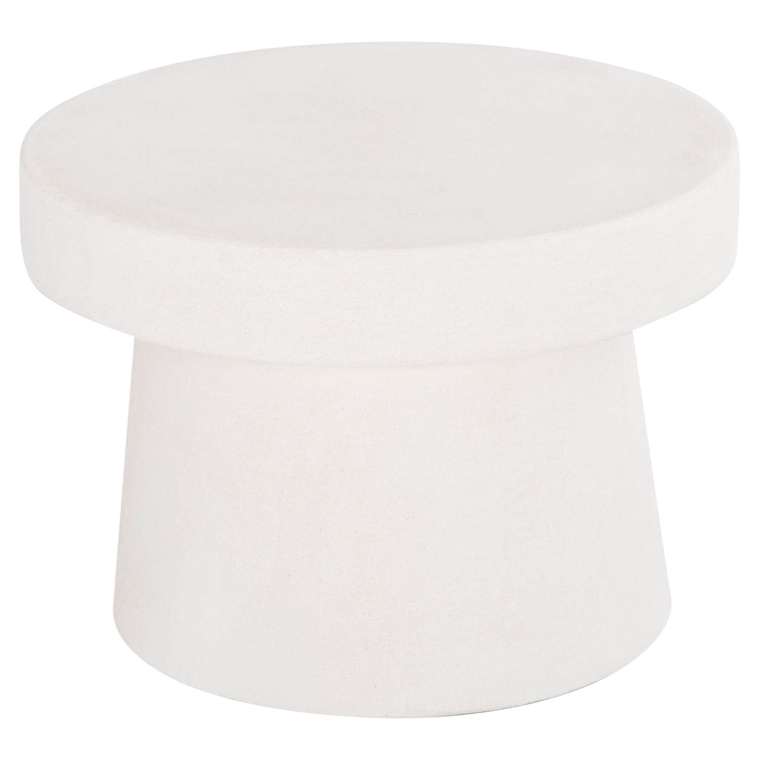 ΤΡΑΠΕΖΙ ΣΑΛΟΝΙΟΥ ΣΤΡΟΓΓΥΛΟ ΣΕΙΡΑ SANTORINI HM18051 MDF ΣΕ ΥΠΟΛΕΥΚΟ ΧΡΩΜΑ Φ60x42,5Υεκ. 4