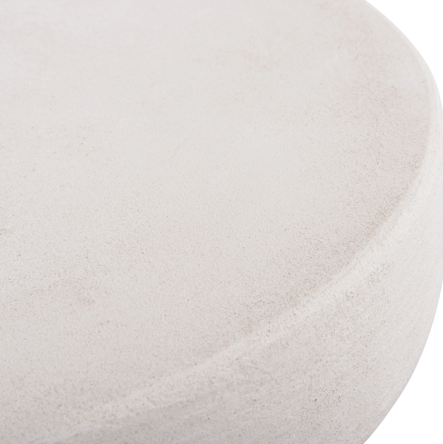 ΤΡΑΠΕΖΙ ΣΑΛΟΝΙΟΥ ΣΤΡΟΓΓΥΛΟ ΣΕΙΡΑ SANTORINI HM18051 MDF ΣΕ ΥΠΟΛΕΥΚΟ ΧΡΩΜΑ Φ60x42,5Υεκ. 6