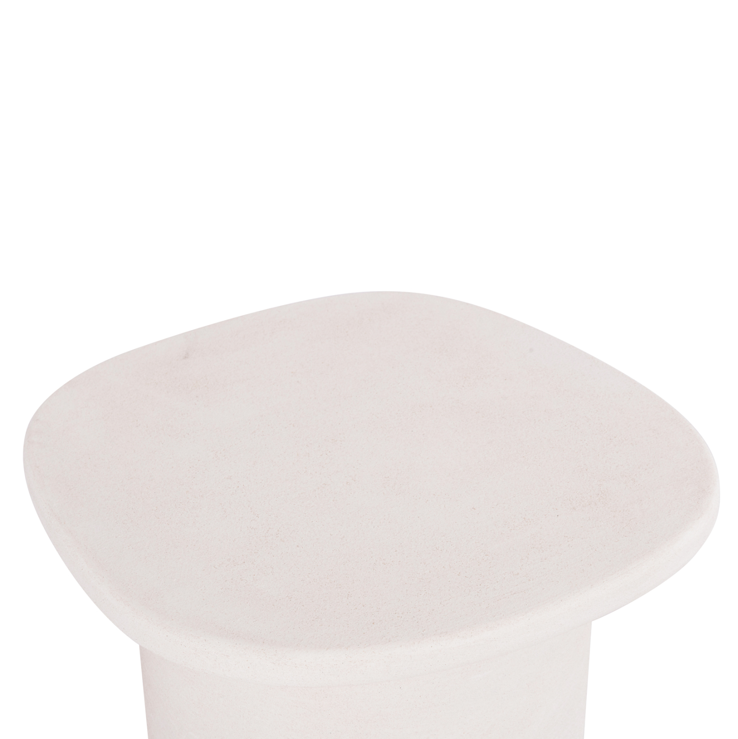 ΤΡΑΠΕΖΙ ΣΑΛΟΝΙΟΥ ΟΒΑΛ ΣΕΙΡΑ SANTORINI HM18054 MDF ΣΕ ΥΠΟΛΕΥΚΟ ΧΡΩΜΑ 54x54,5x40Υεκ 5