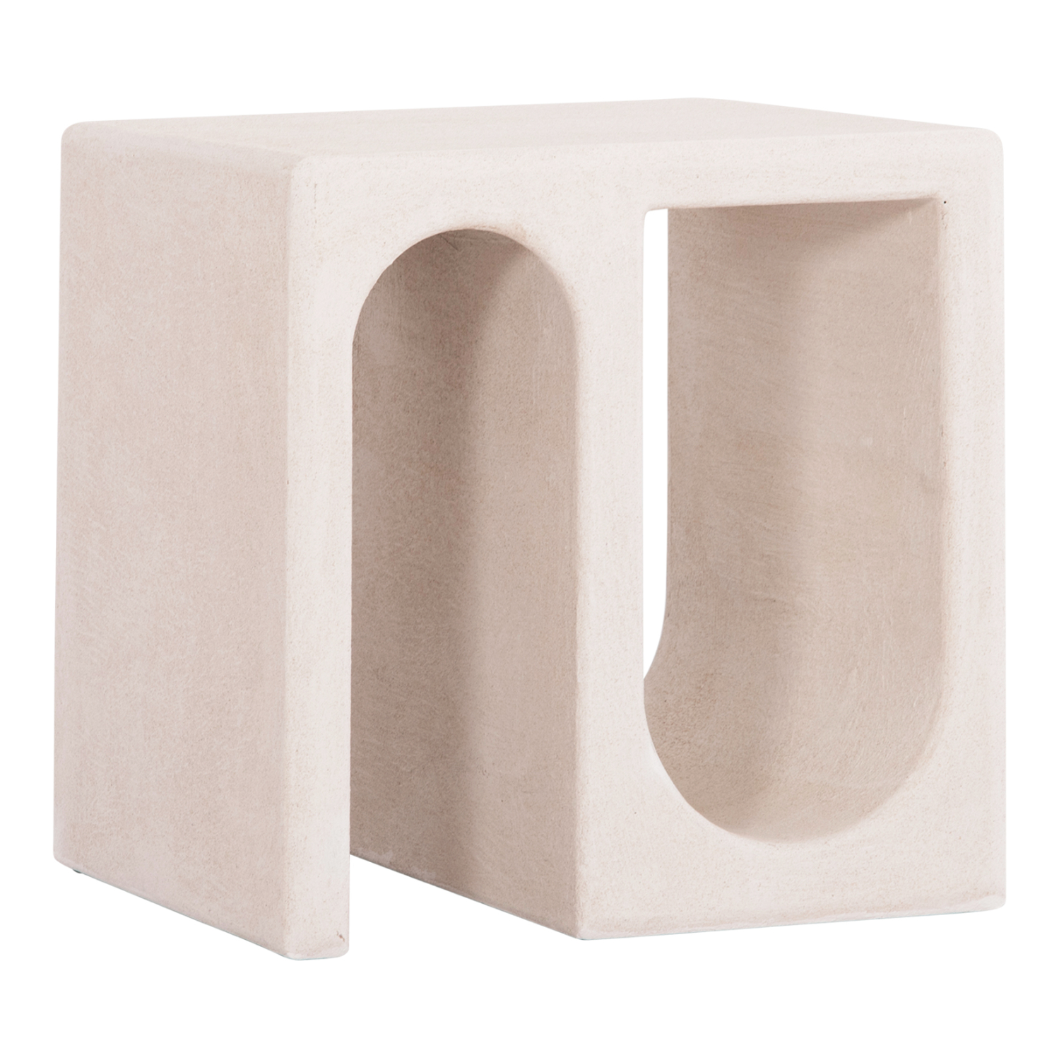 ΤΡΑΠΕΖΙ ΣΑΛΟΝΙΟΥ ΣΕΙΡΑ SANTORINI HM18070 MDF ΣΕ ΥΠΟΛΕΥΚΟ ΧΡΩΜΑ 48x38x48,5Υεκ. 1