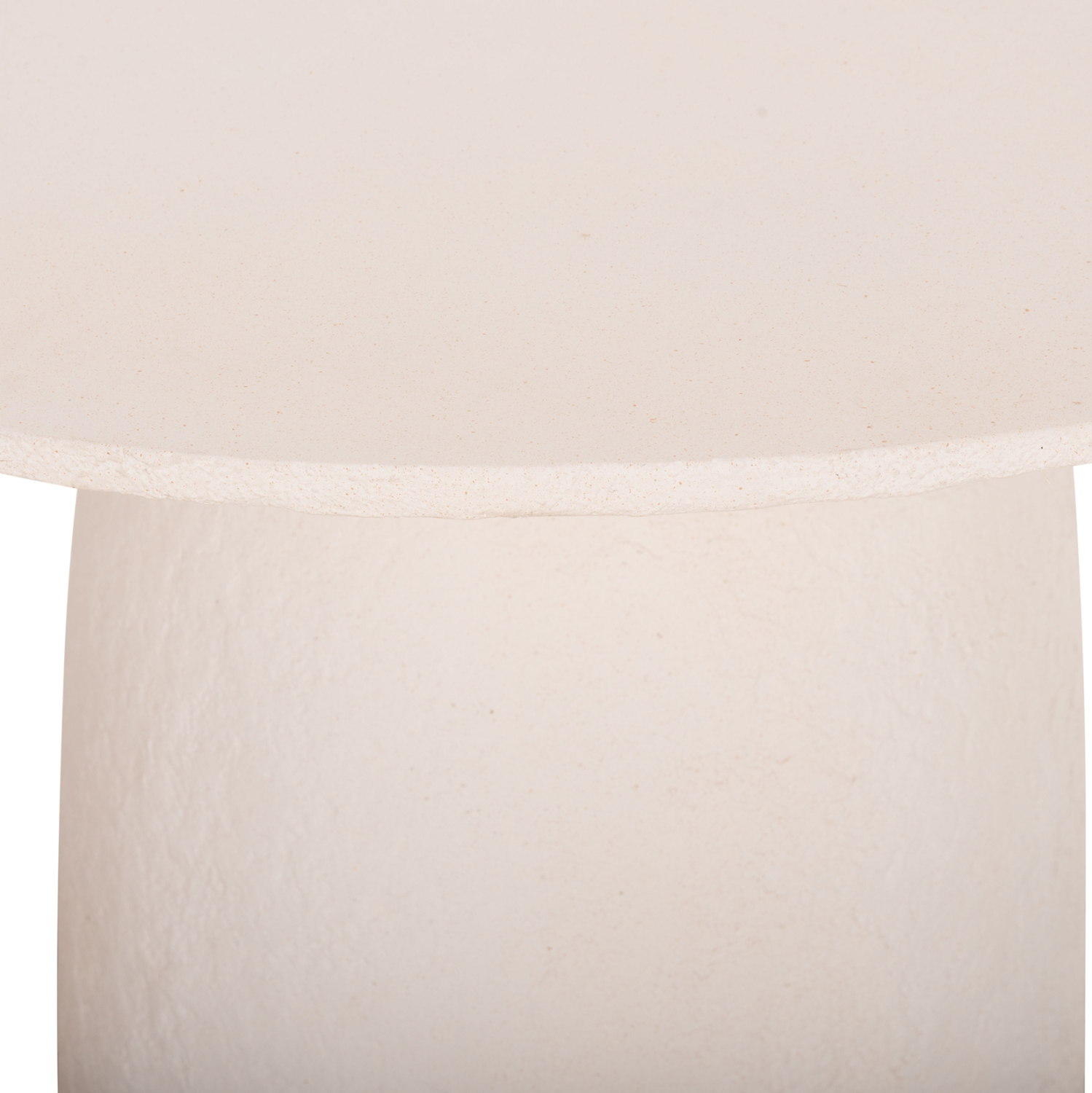 ΤΡΑΠΕΖΙ ΤΡΑΠΕΖΑΡΙΑΣ ΣΤΡΟΓΓΥΛΟ SEPPO HM18154.02 FIBER CEMENT ΛΕΥΚΟ--Φ119,5x75,5Υεκ. 8