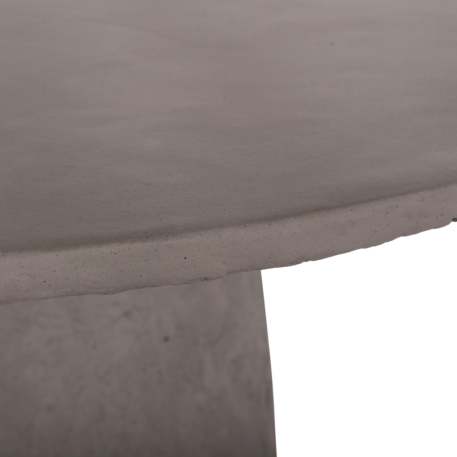 ΤΡΑΠΕΖΙ ΤΡΑΠΕΖΑΡΙΑΣ ΣΤΡΟΓΓΥΛΟ SEPPO HM18154.03 FIBER CEMENT ΣΕ ΓΚΡΙ--Φ119,5x75,5Υεκ. 6