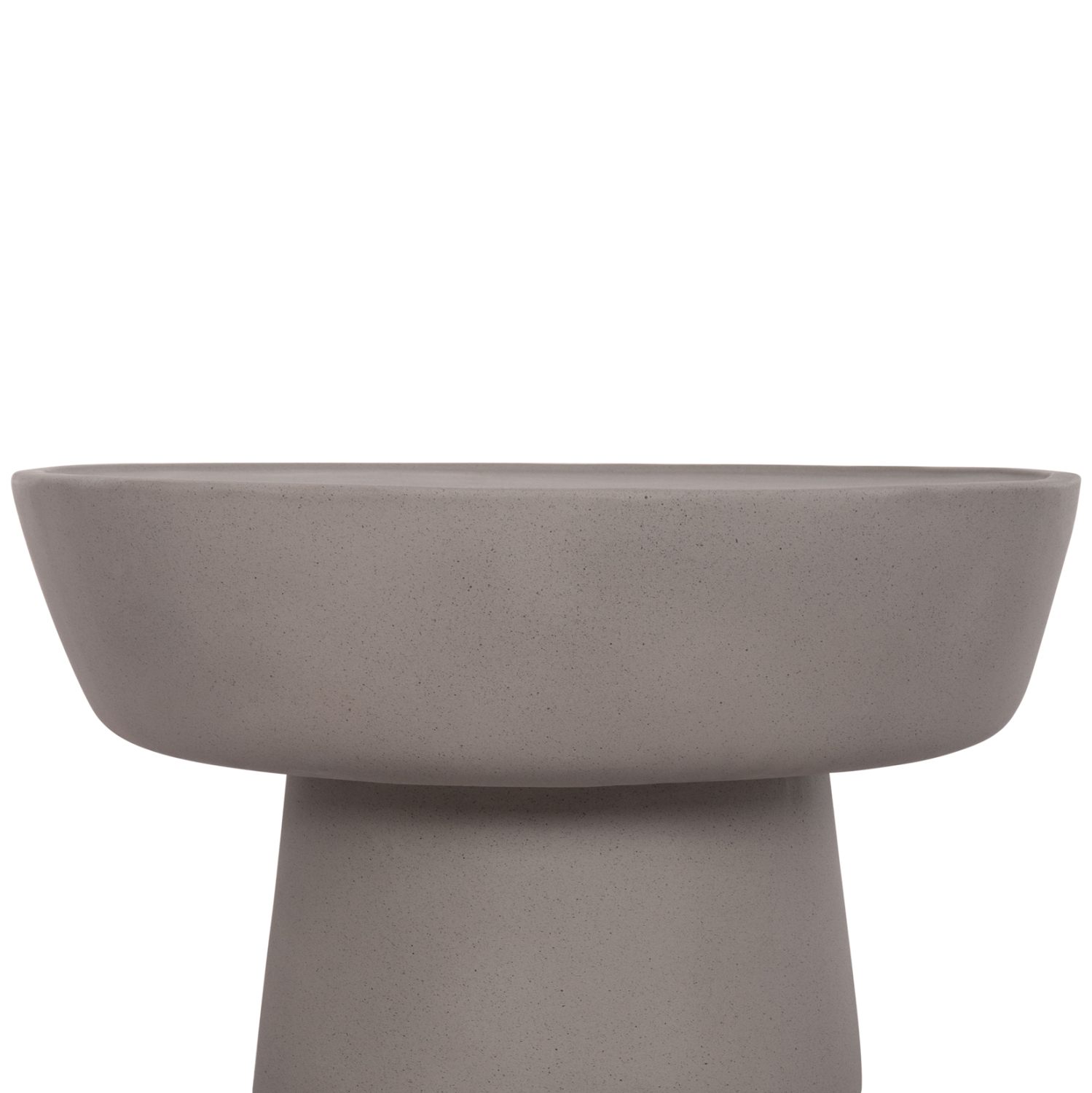 ΤΡΑΠΕΖΙ ΣΑΛΟΝΙΟΥ PIRSON HM18155.03 FIBER CEMENT ΣΕ ΓΚΡΙ--Φ60x36Υεκ. 4