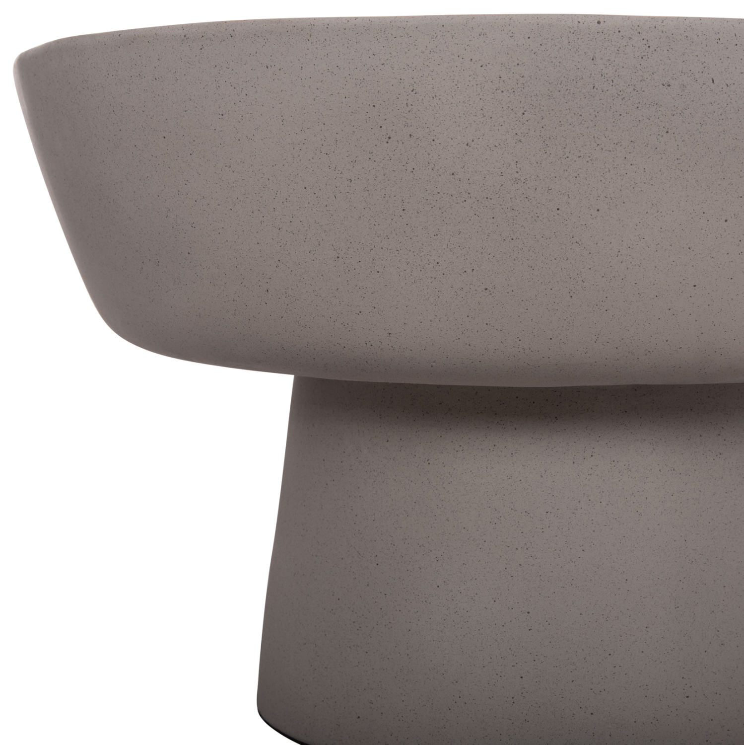 ΤΡΑΠΕΖΙ ΣΑΛΟΝΙΟΥ PIRSON HM18155.03 FIBER CEMENT ΣΕ ΓΚΡΙ--Φ60x36Υεκ. 6