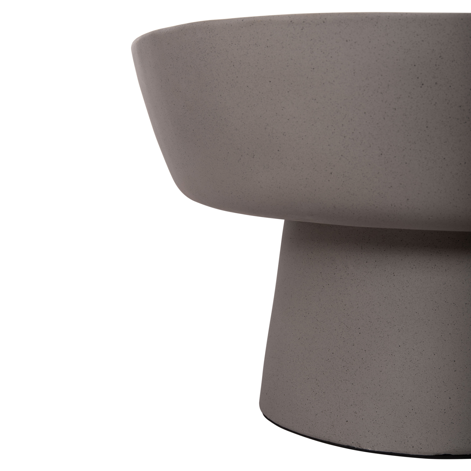 ΤΡΑΠΕΖΙ ΣΑΛΟΝΙΟΥ PIRSON HM18155.03 FIBER CEMENT ΣΕ ΓΚΡΙ--Φ60x36Υεκ. 8