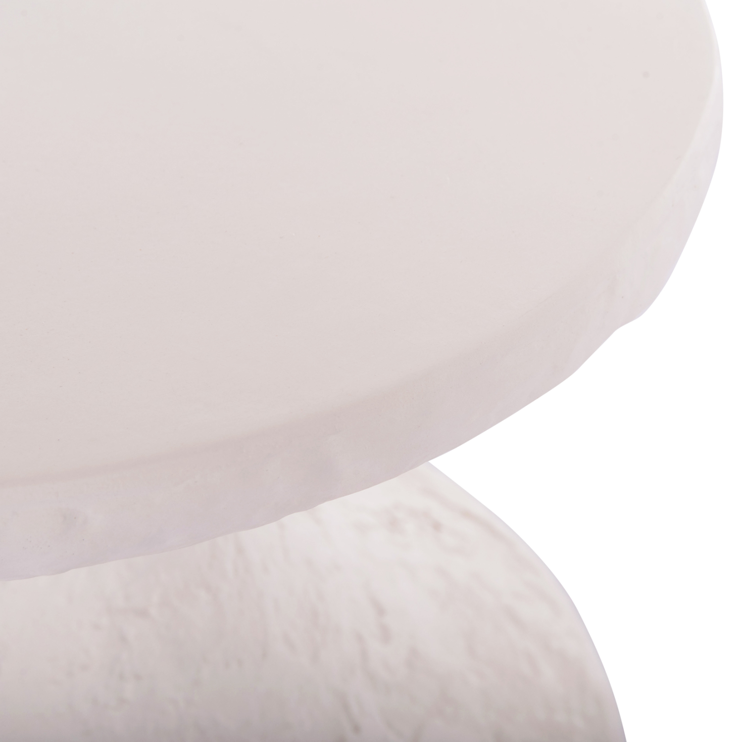 ΤΡΑΠΕΖΙ ΒΟΗΘΗΤΙΚΟ REBON HM18156.02L FIBER CEMENT ΣΕ ΛΕΥΚΟ--Φ40x56.5Υεκ. 9