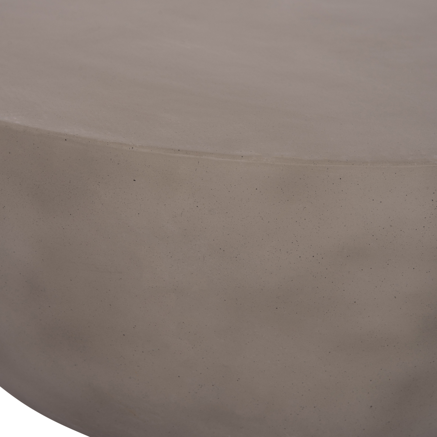 ΤΡΑΠΕΖΙ ΣΑΛΟΝΙΟΥ ΣΤΡΟΓΓΥΛΟ ALLAN HM18162.03 FIBER CEMENT ΣΕ ΓΚΡΙ--Φ92x49Υεκ. 10